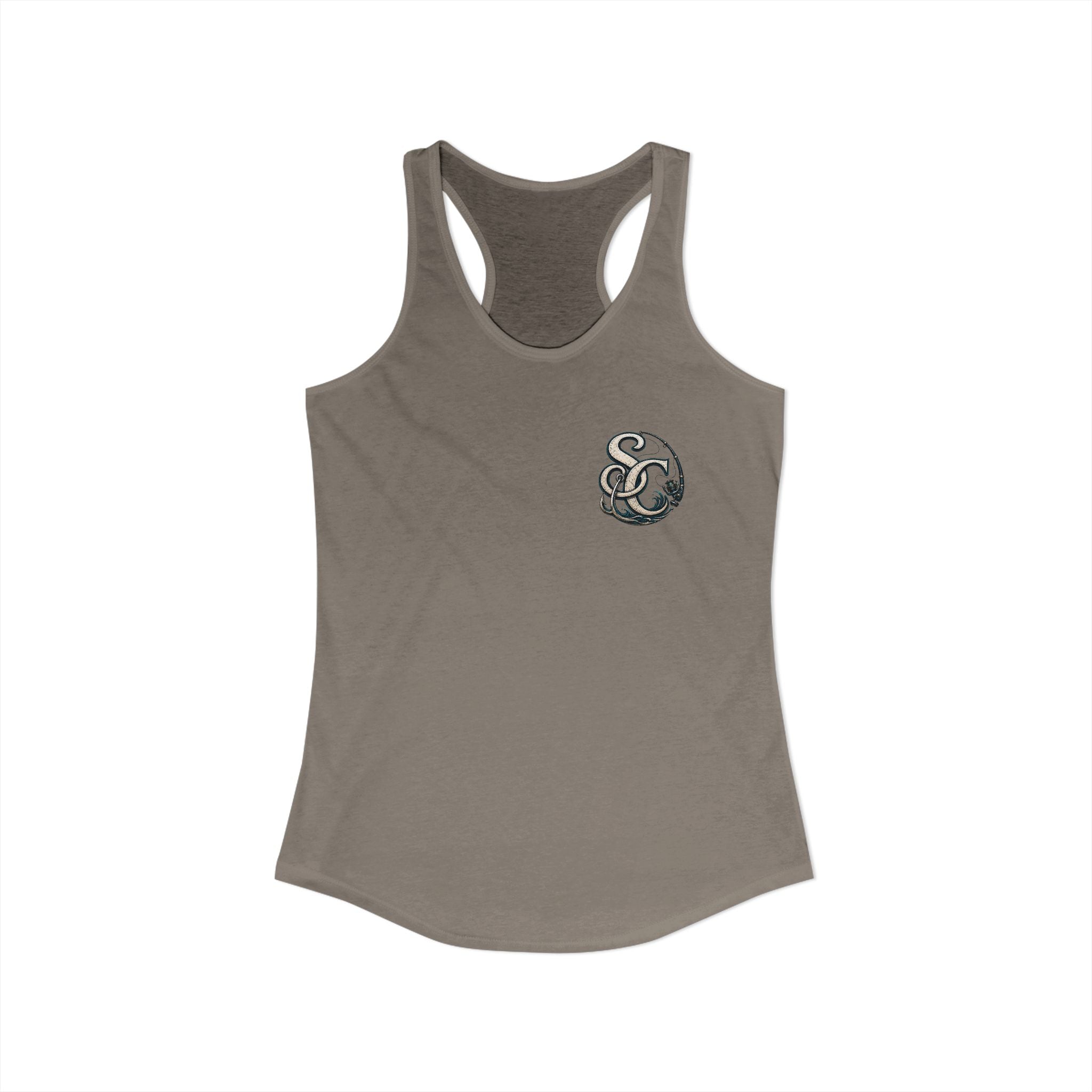 Performance Racerback Tank-SC fishing logo