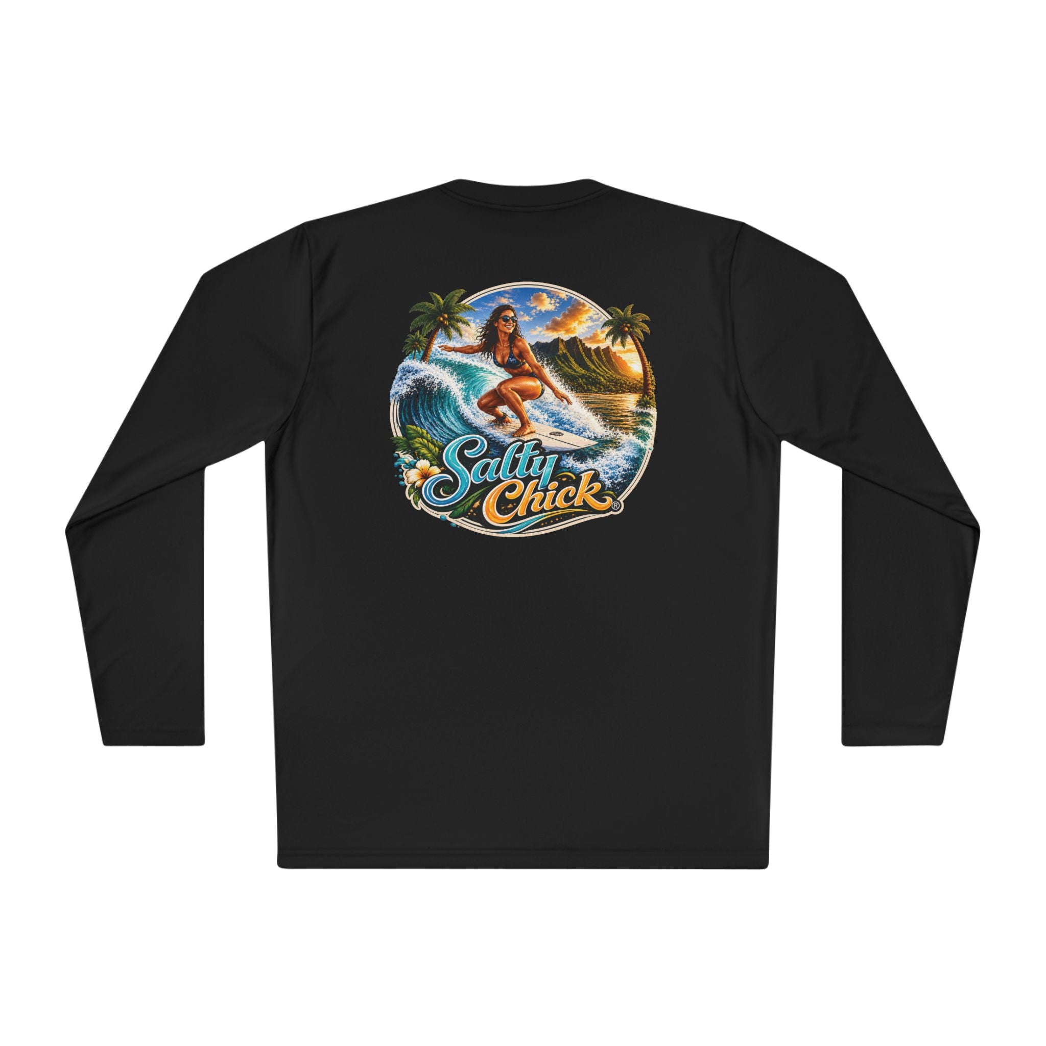 Unisex Moisture Wicking Long Sleeve- Surfer