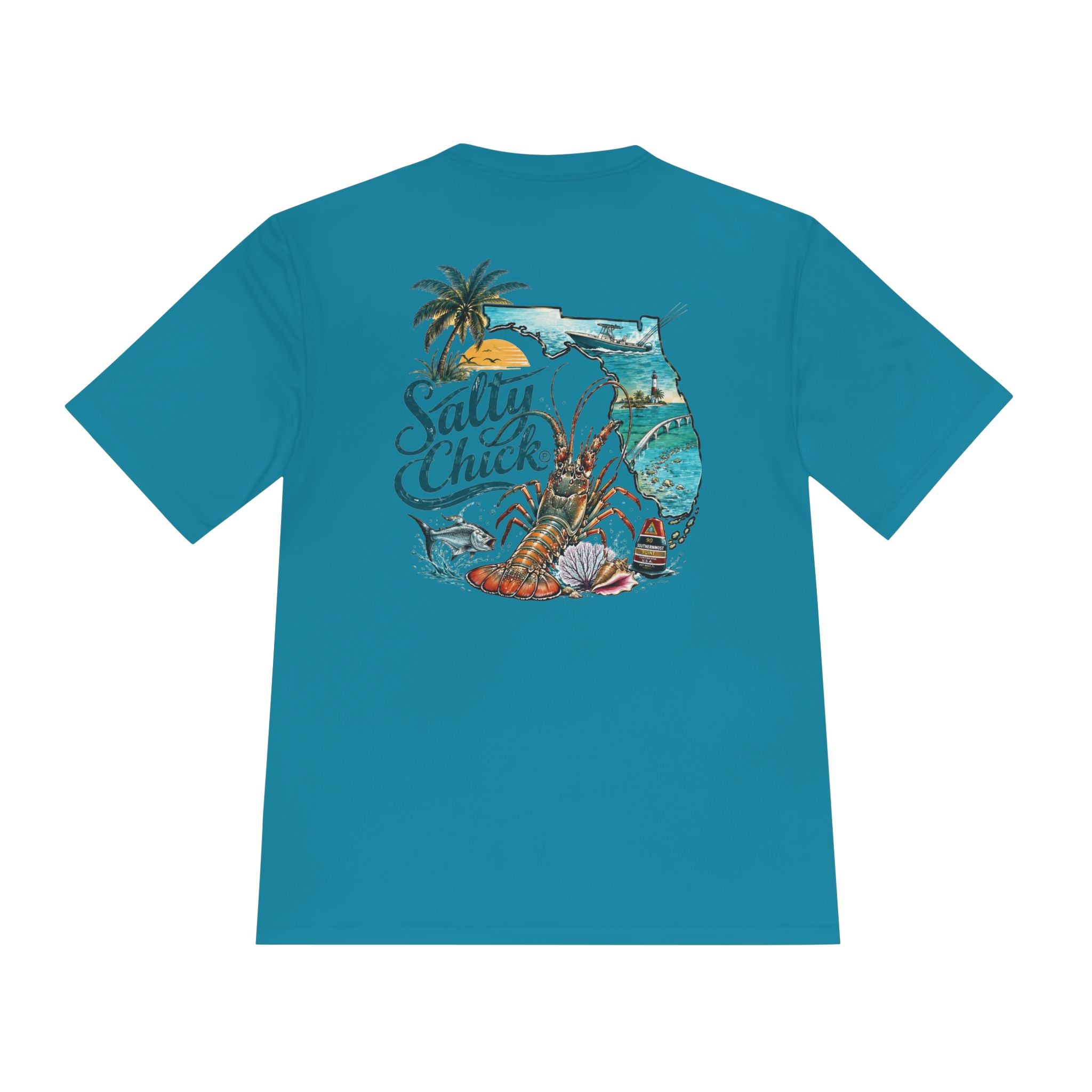 Unisex Moisture Wicking Tee- Lobstering 3