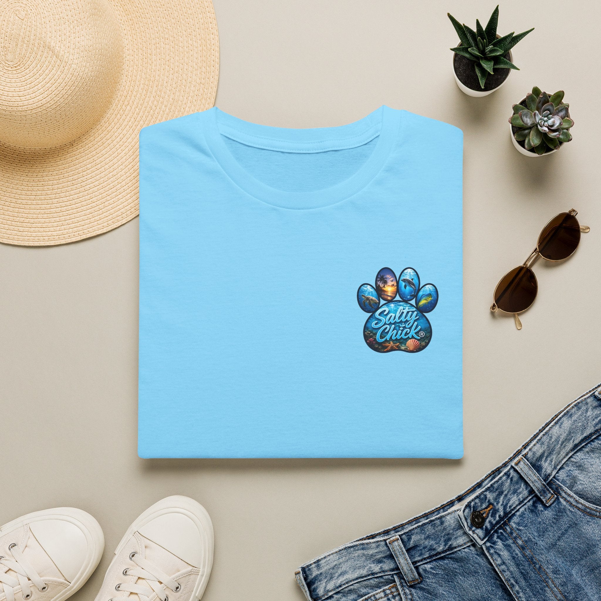 Cotton Tee- Dog Paws