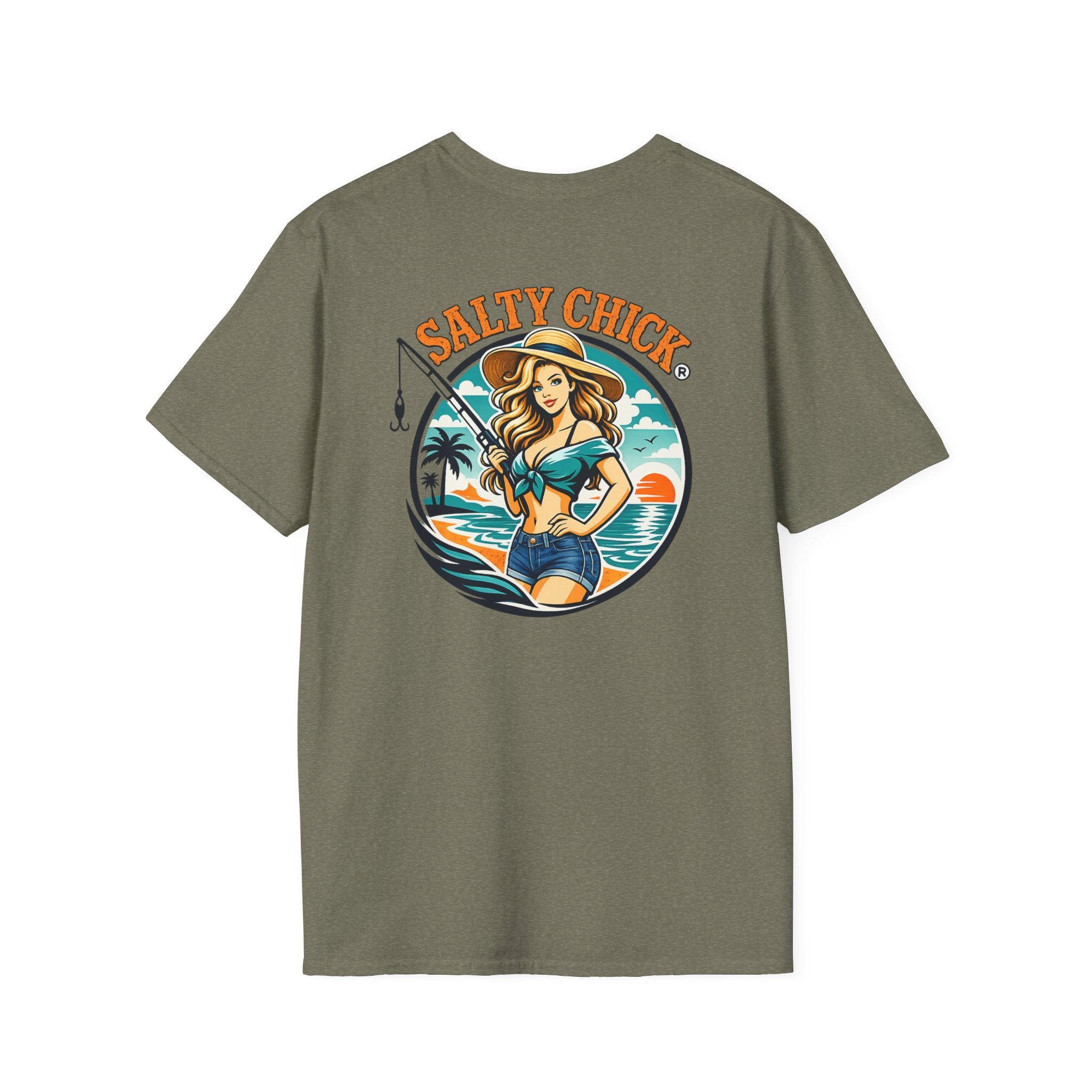 Cotton Front Design Tee- Girly