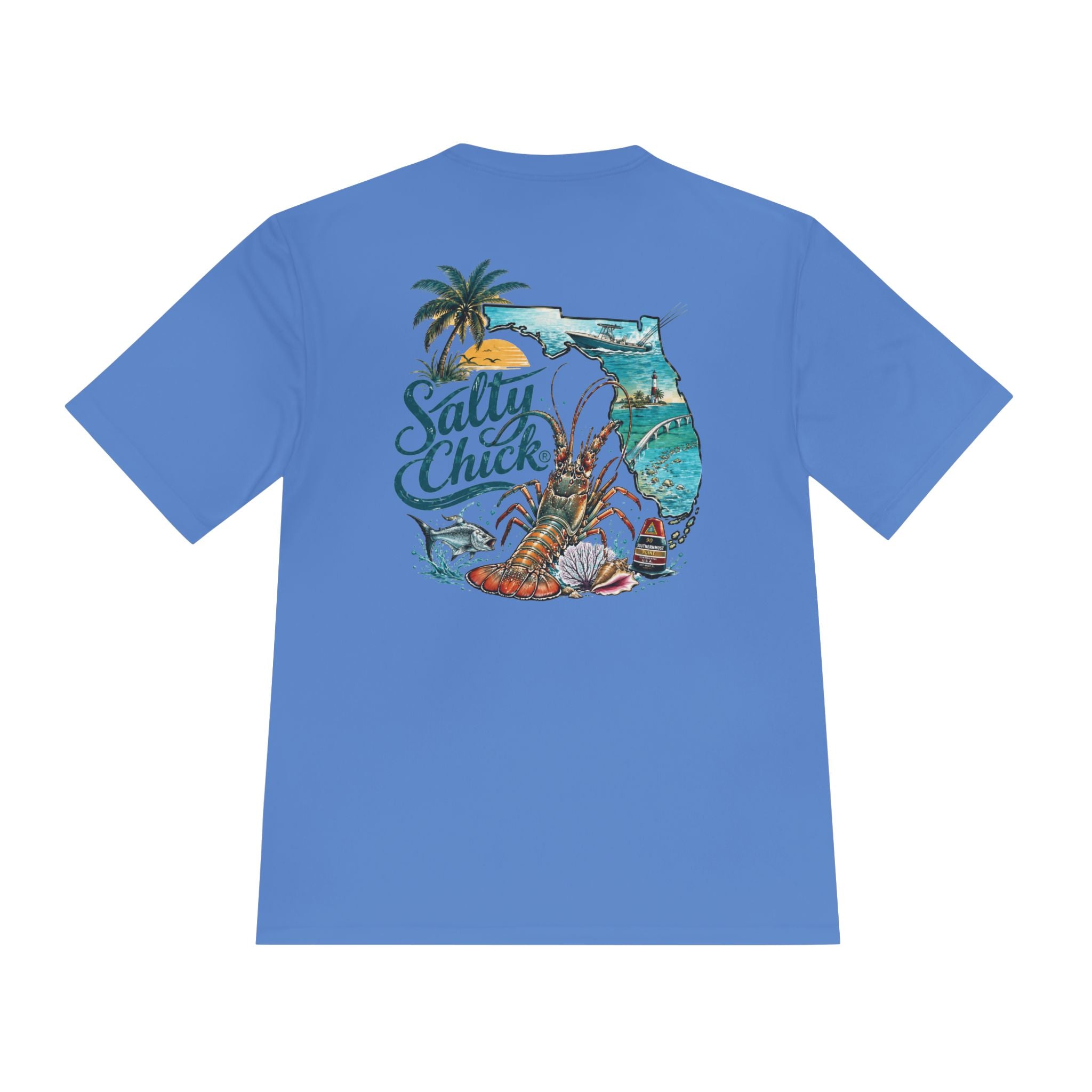 Unisex Moisture Wicking Tee- Lobstering 3