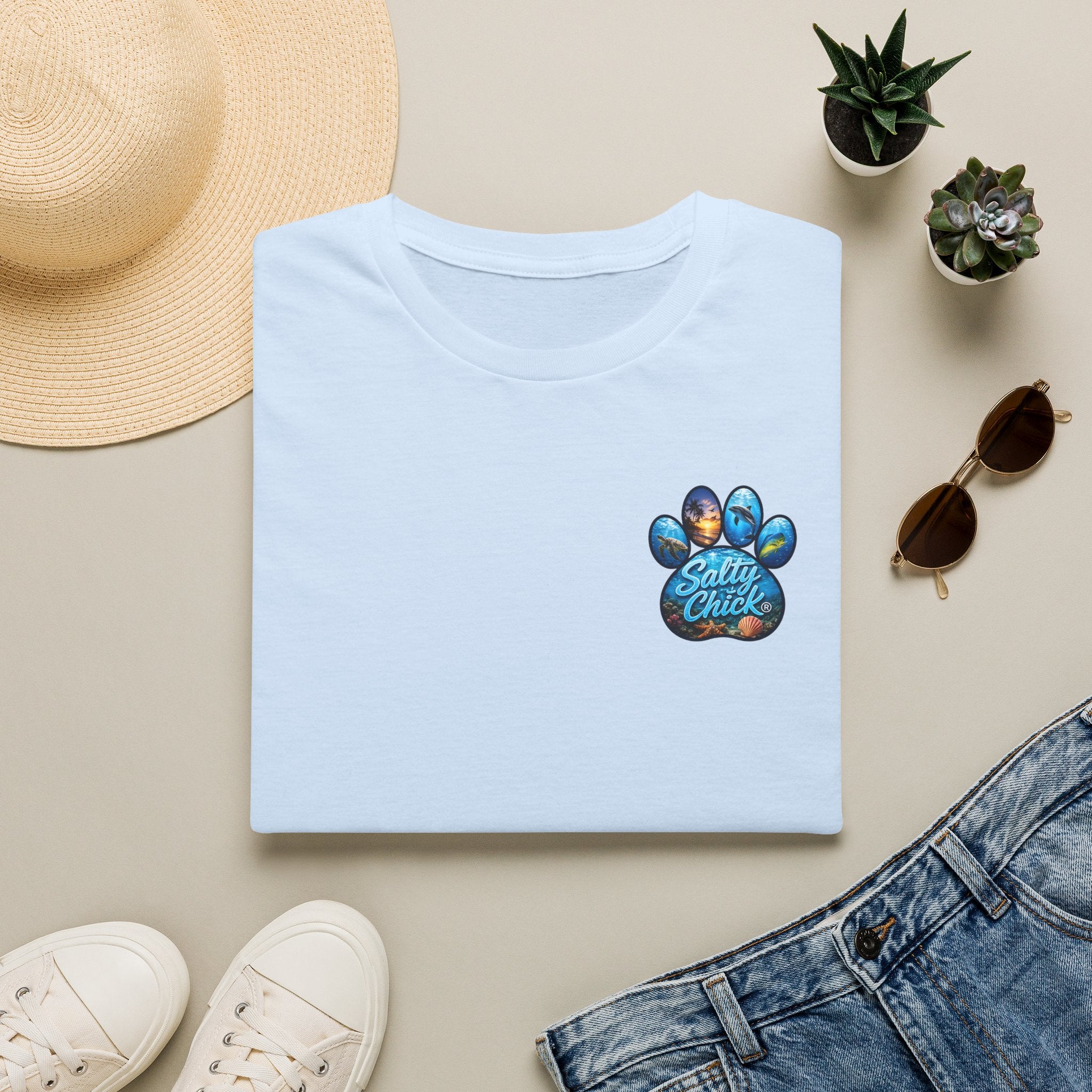 Cotton Tee- Dog Paws