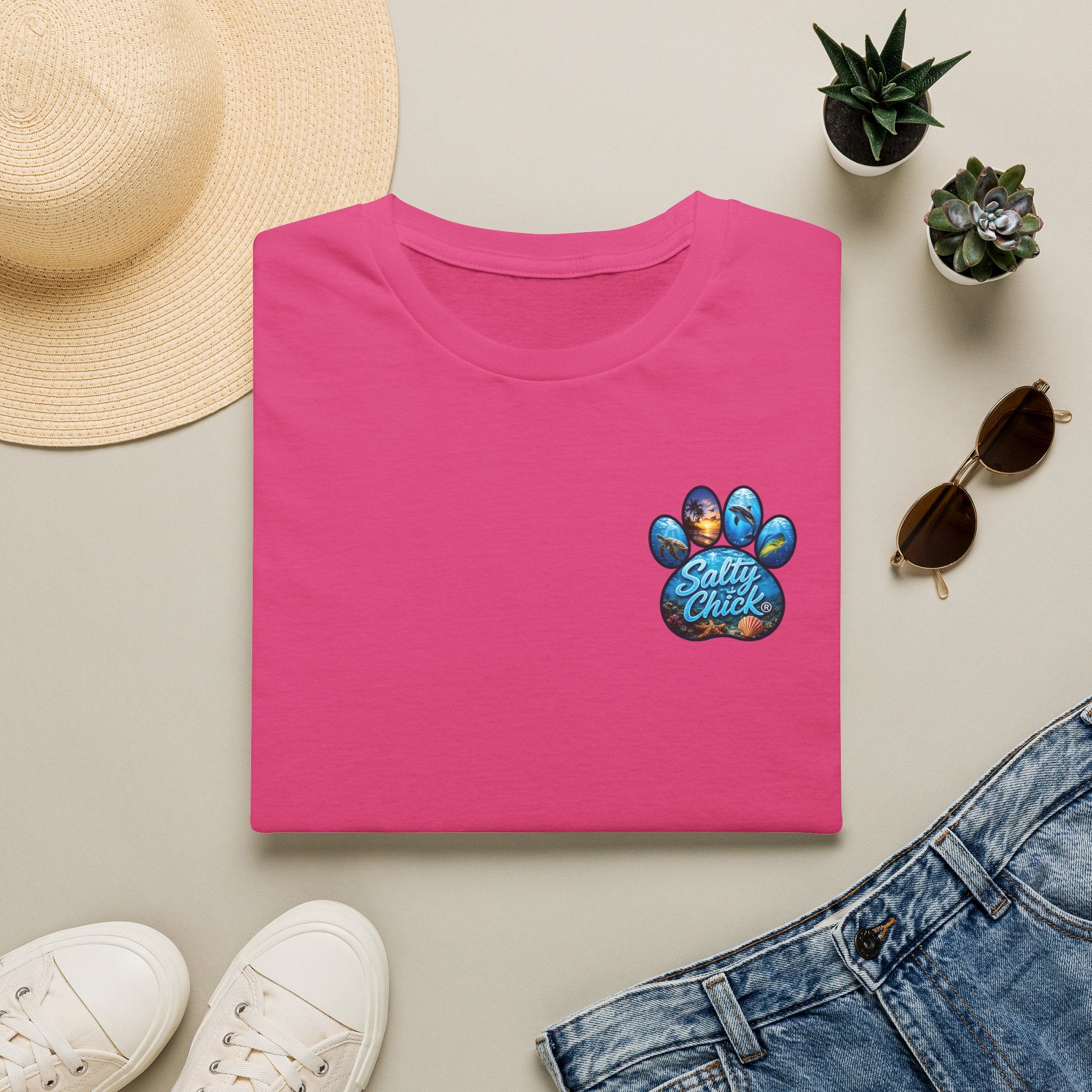Cotton Tee- Dog Paws