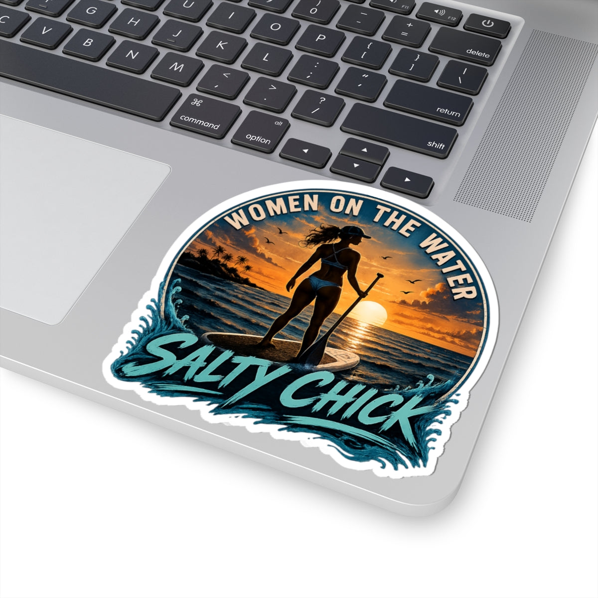 Cut Stick Sticker — Paddle boarding