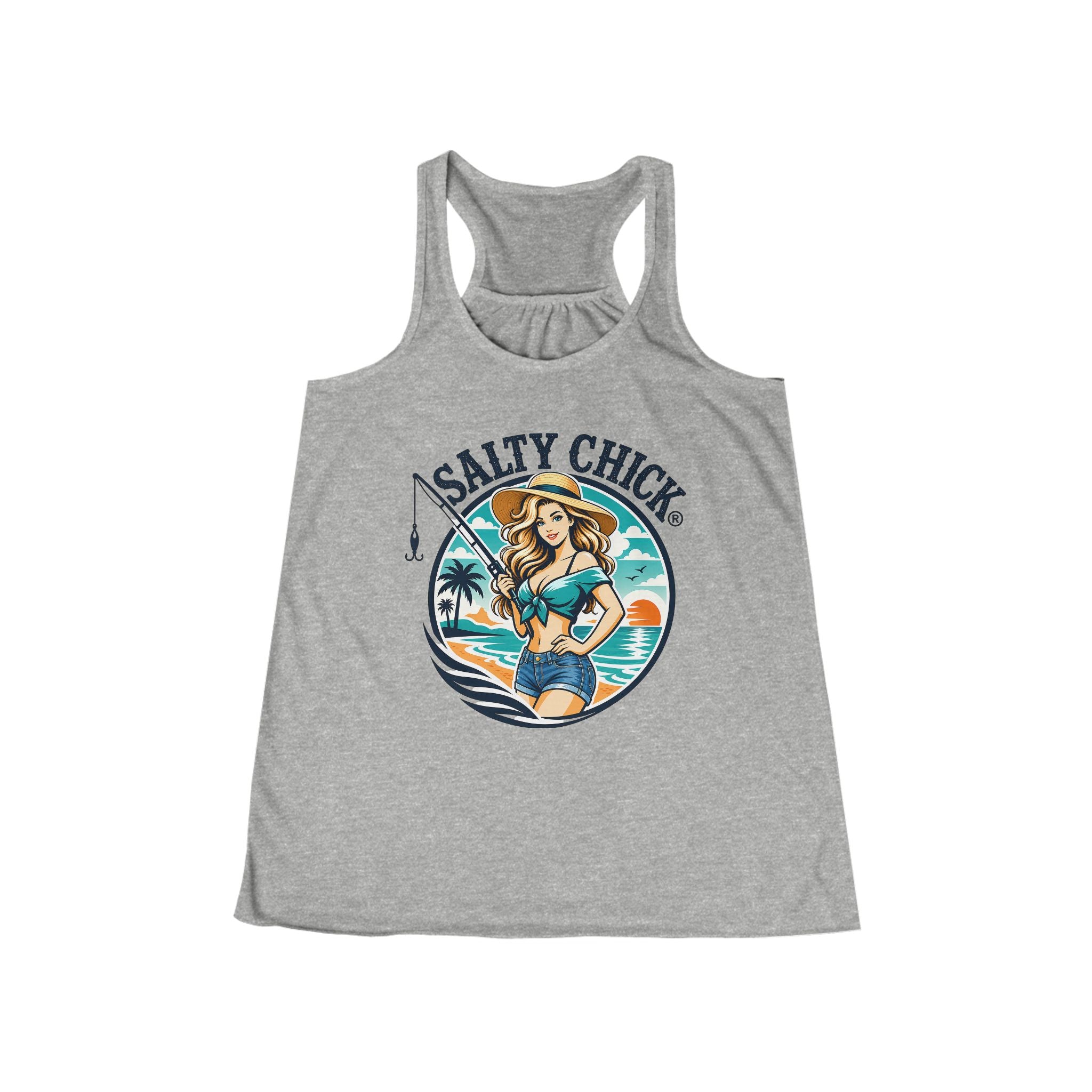 Racerback Front Design Tank Top – Girly
