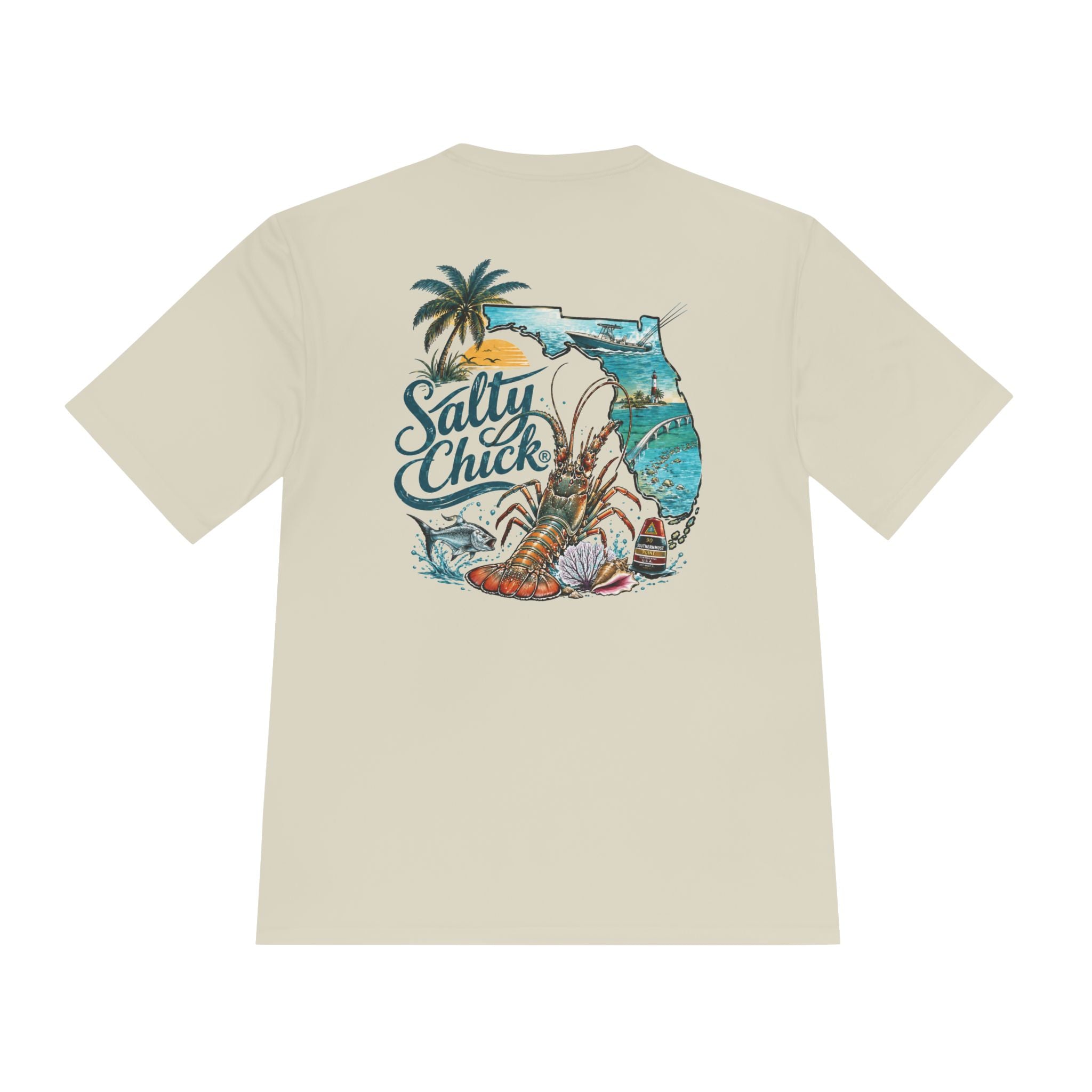 Unisex Moisture Wicking Tee- Lobstering 3