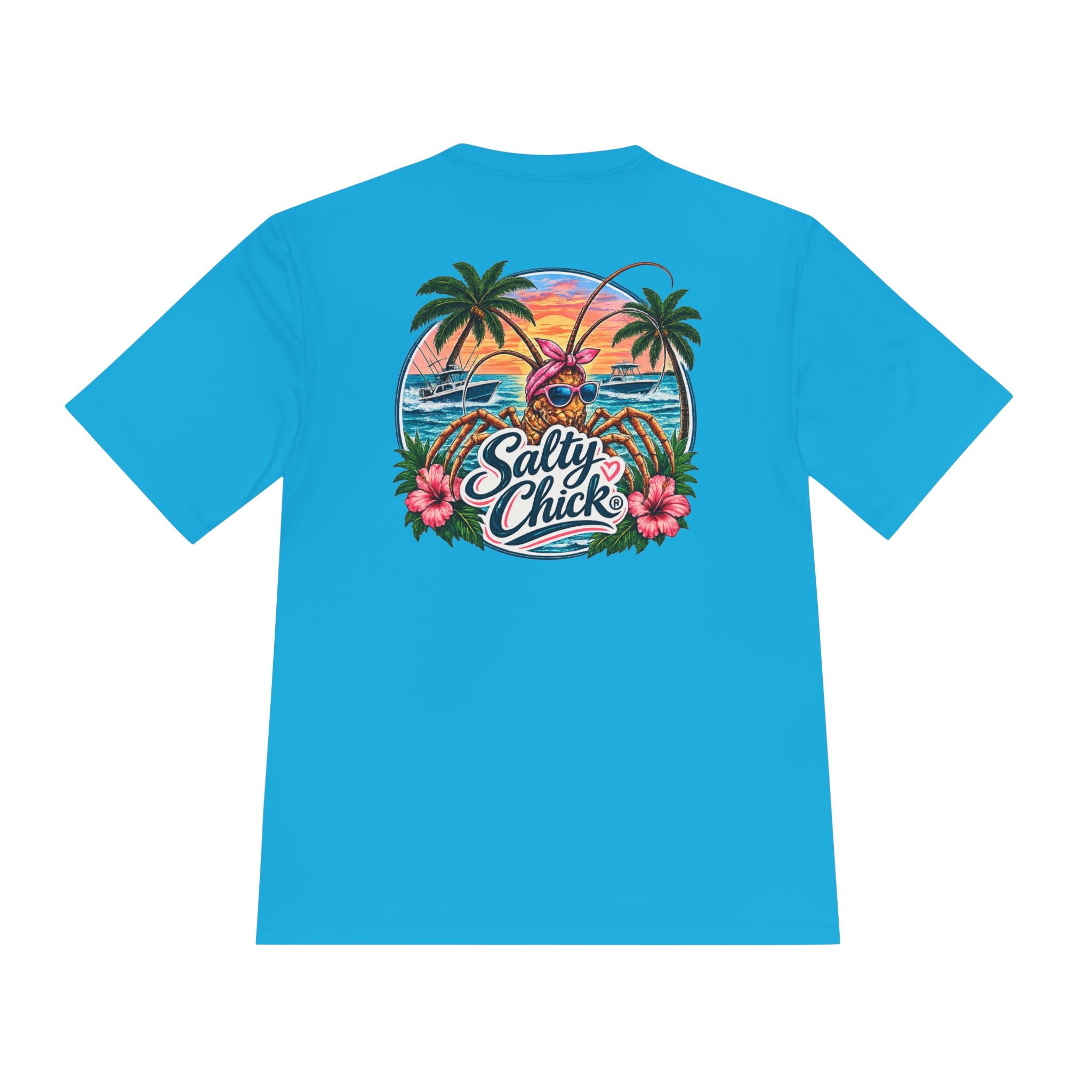 Unisex Moisture Wicking Tee- Lobstering 2