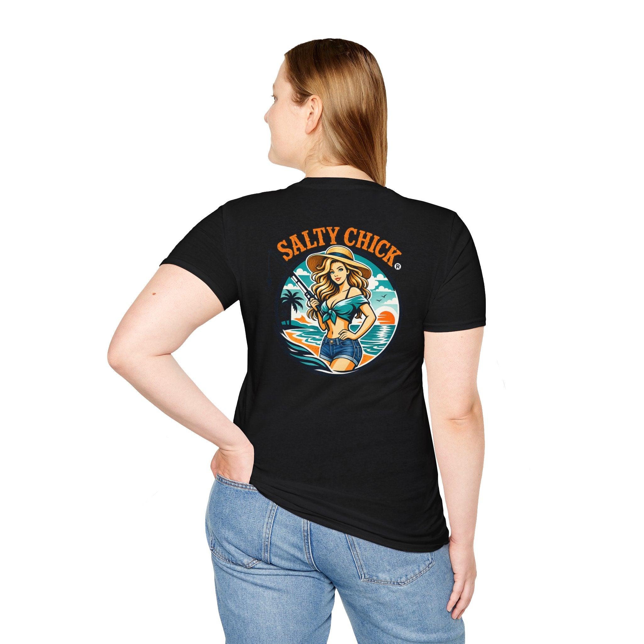 Cotton Front Design Tee- Girly
