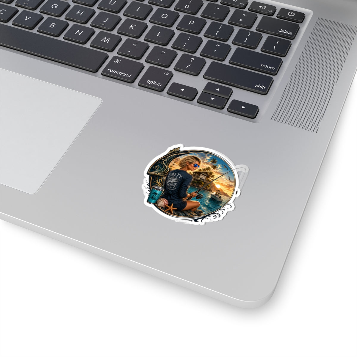 Copy of Cut stick stickers- Fishing