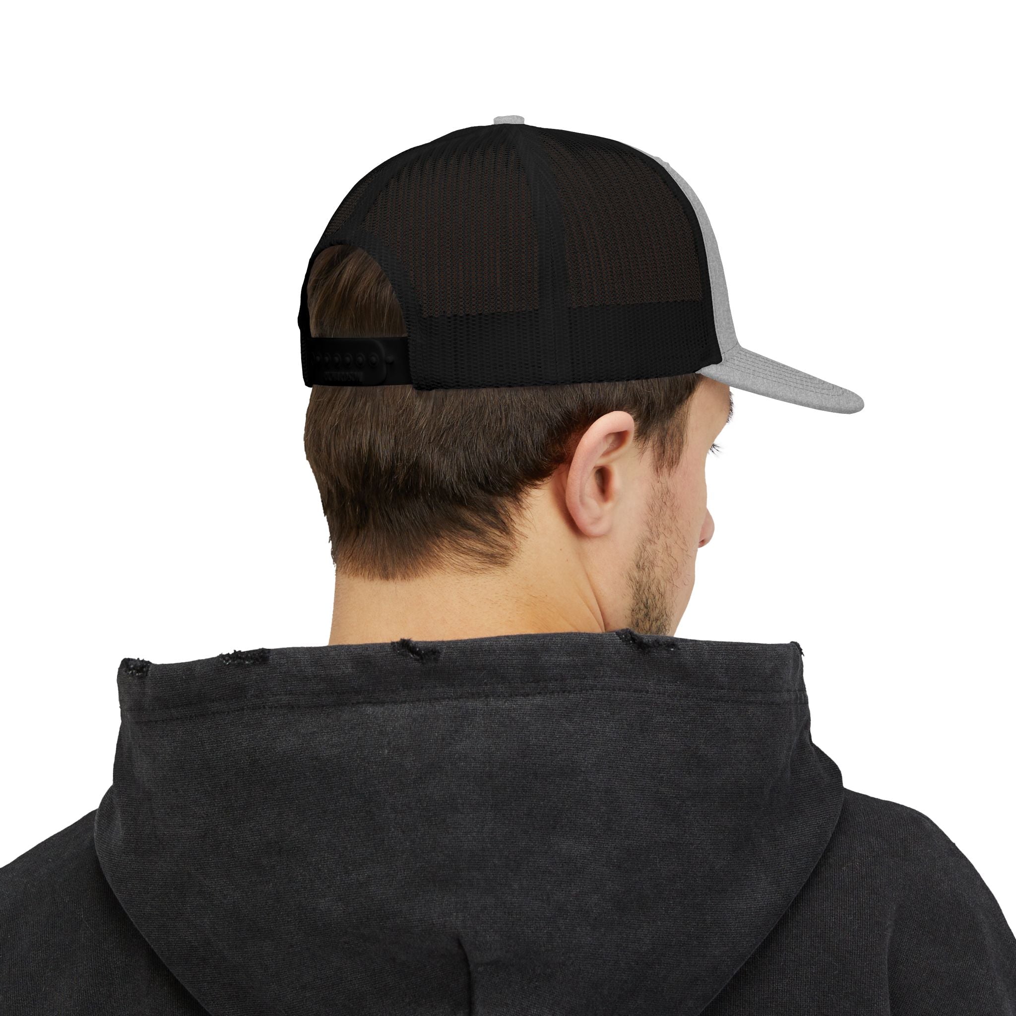 Trucker Snapback Hat-Salty Chick lettering
