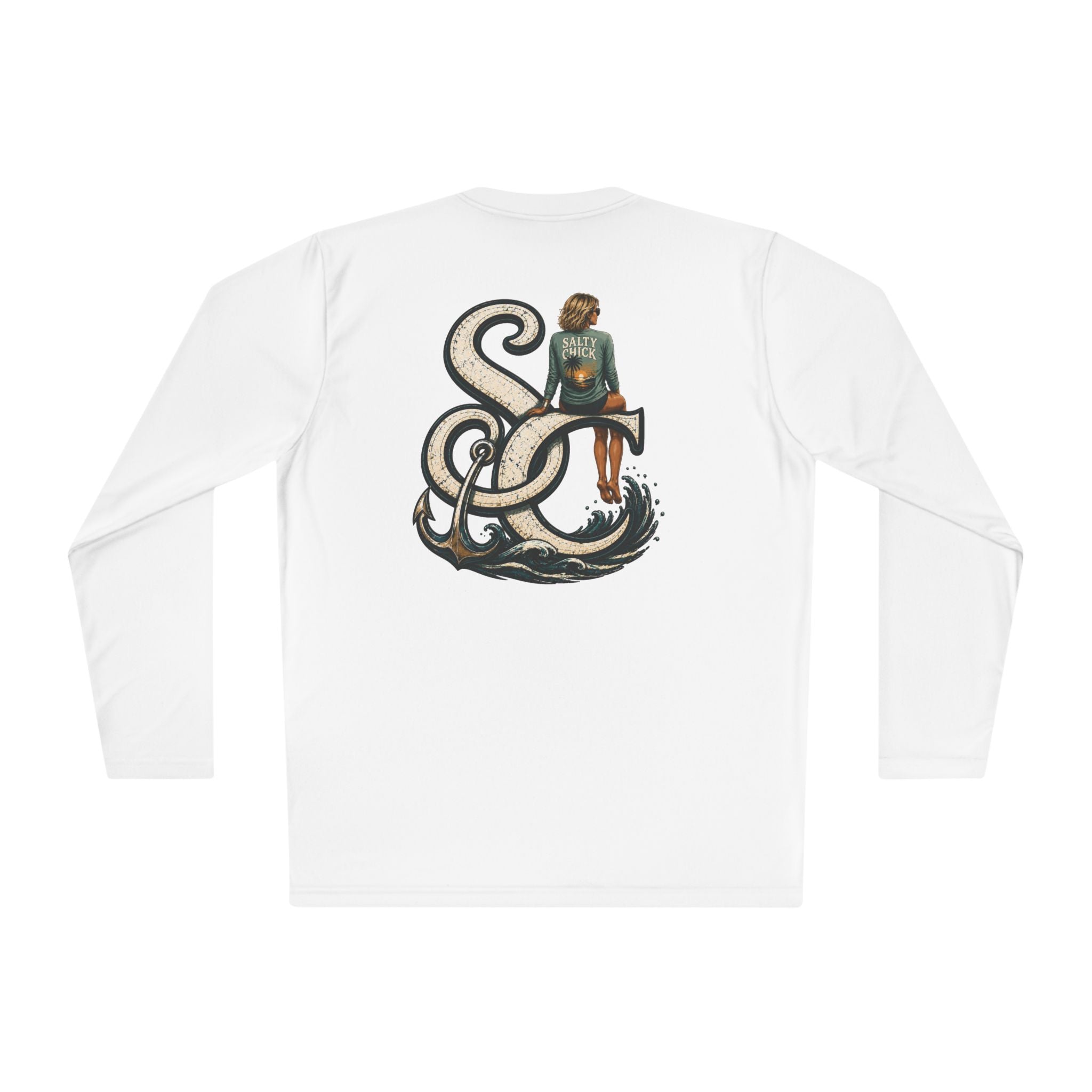 Unisex Moisture Wicking Long Sleeve- SC logo short hair