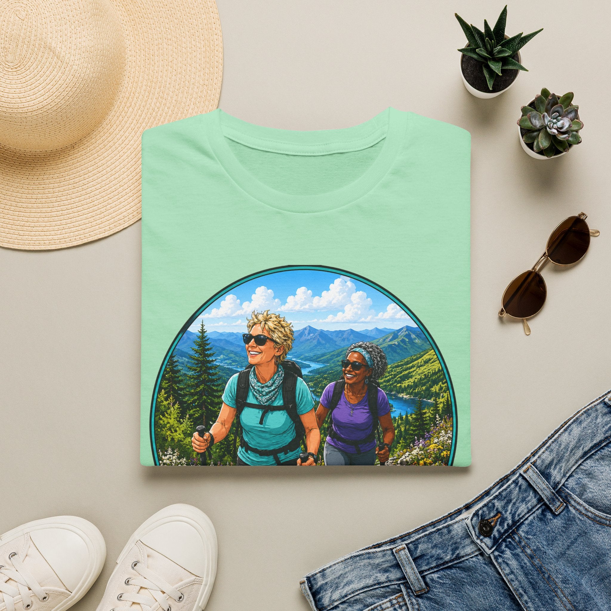 Cotton Tee- Hiking