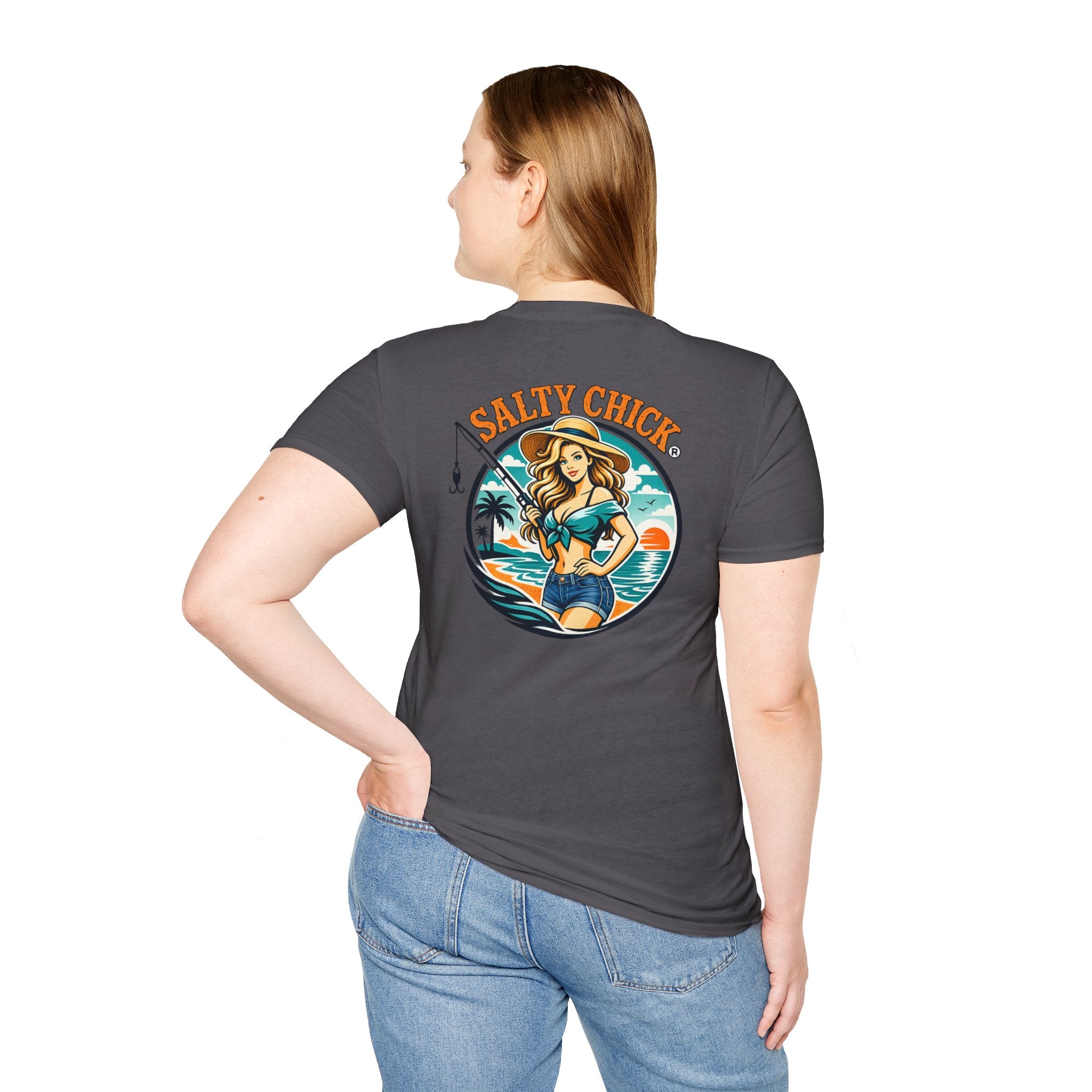 Cotton Front Design Tee- Girly