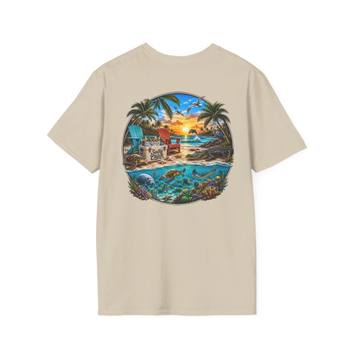 Cotton Tee- Beach scene