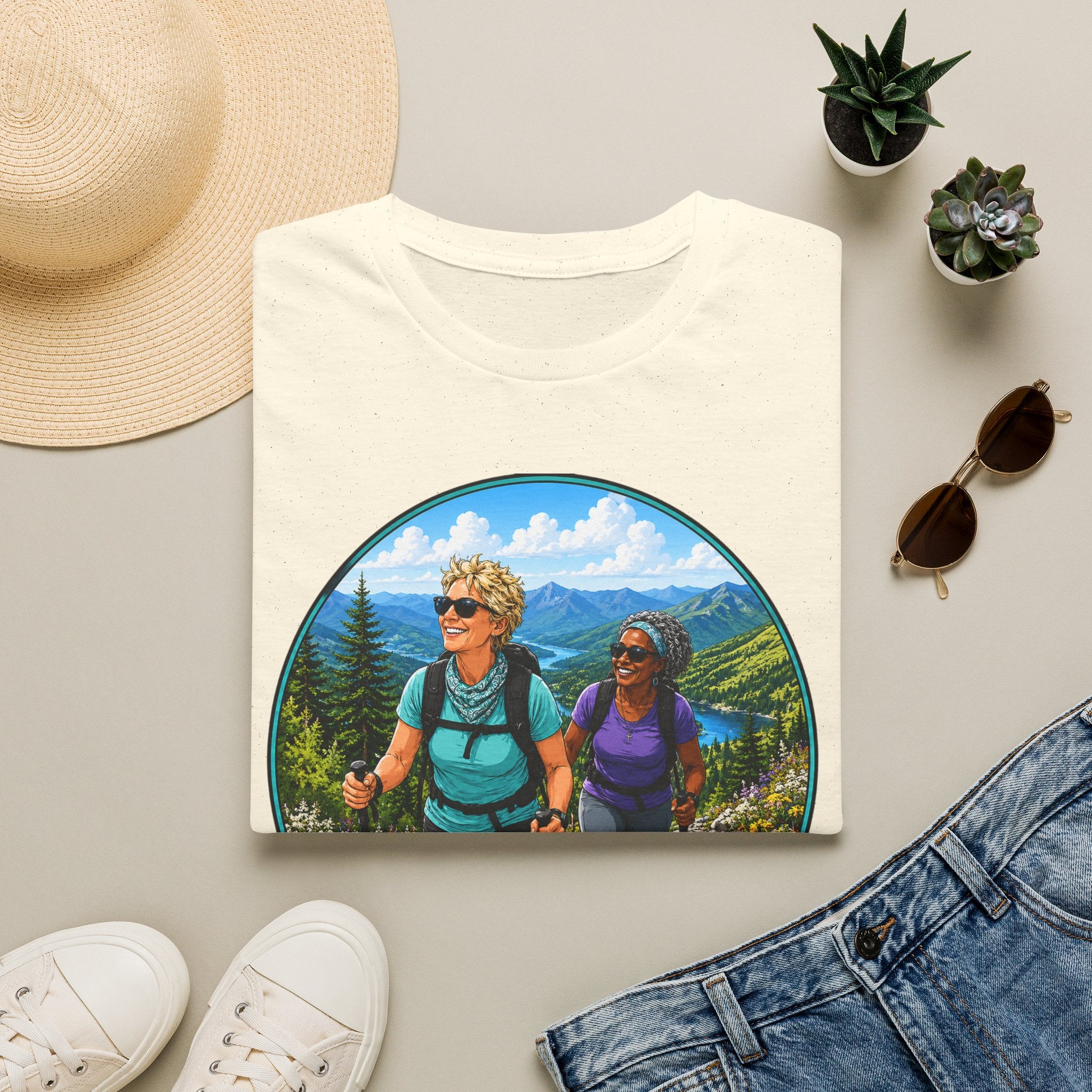 Cotton Tee- Hiking