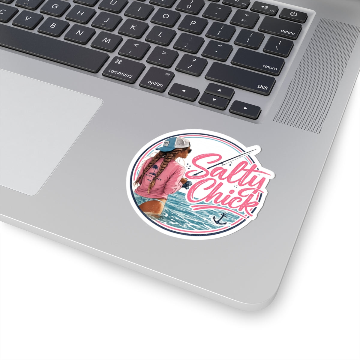 Cut stick sticker- fishing
