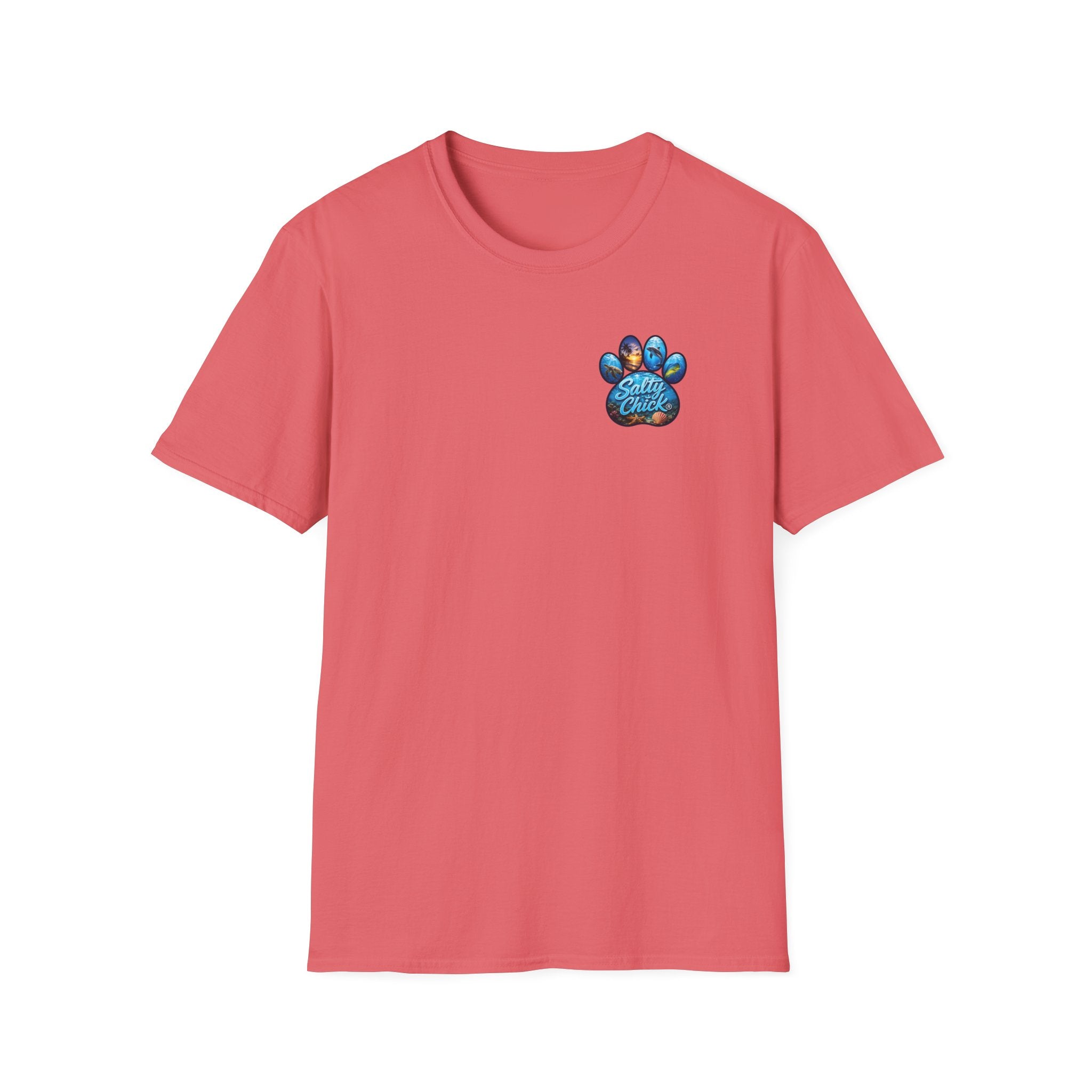 Cotton Tee- Beach days are better with four paws