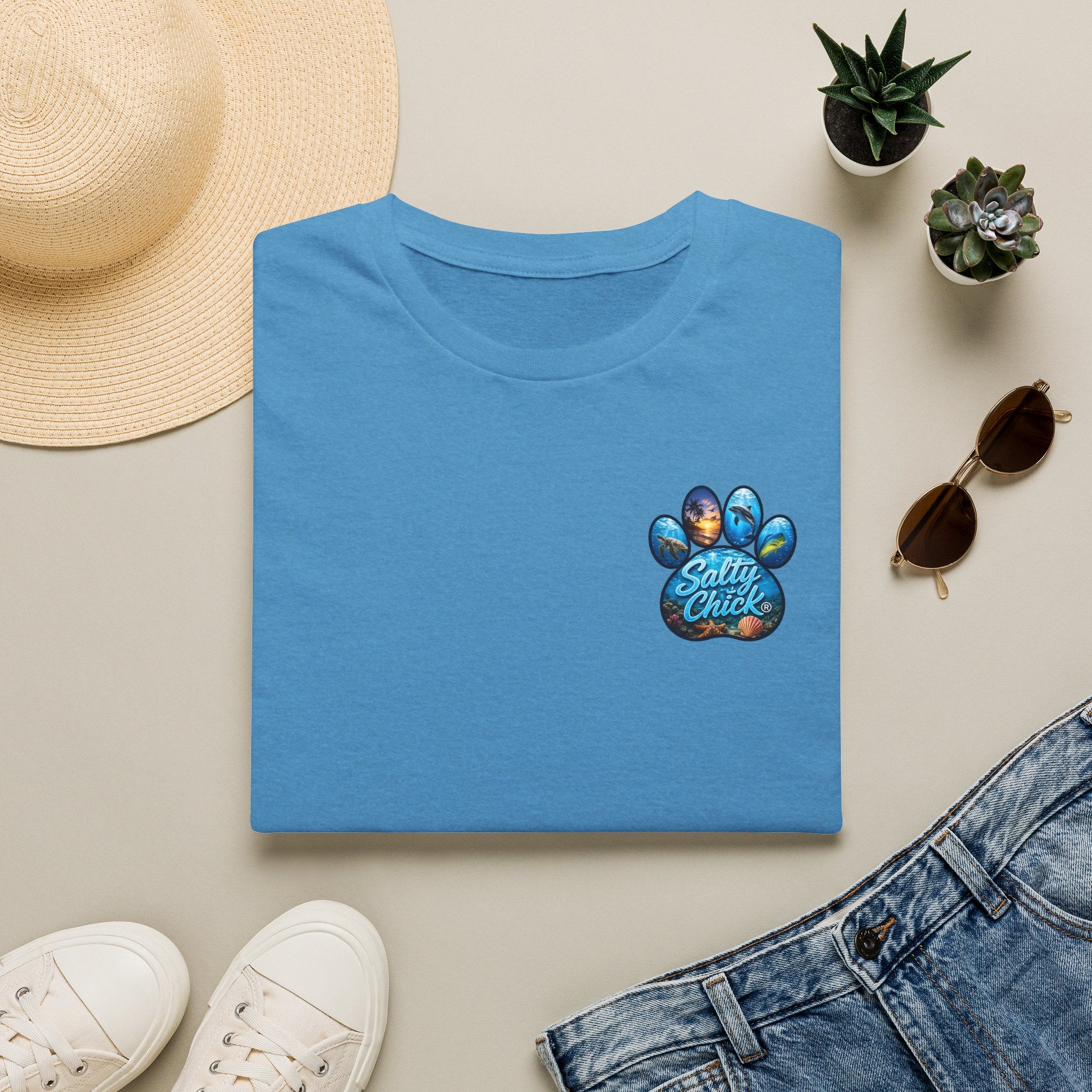 Cotton Tee- Dog Paws