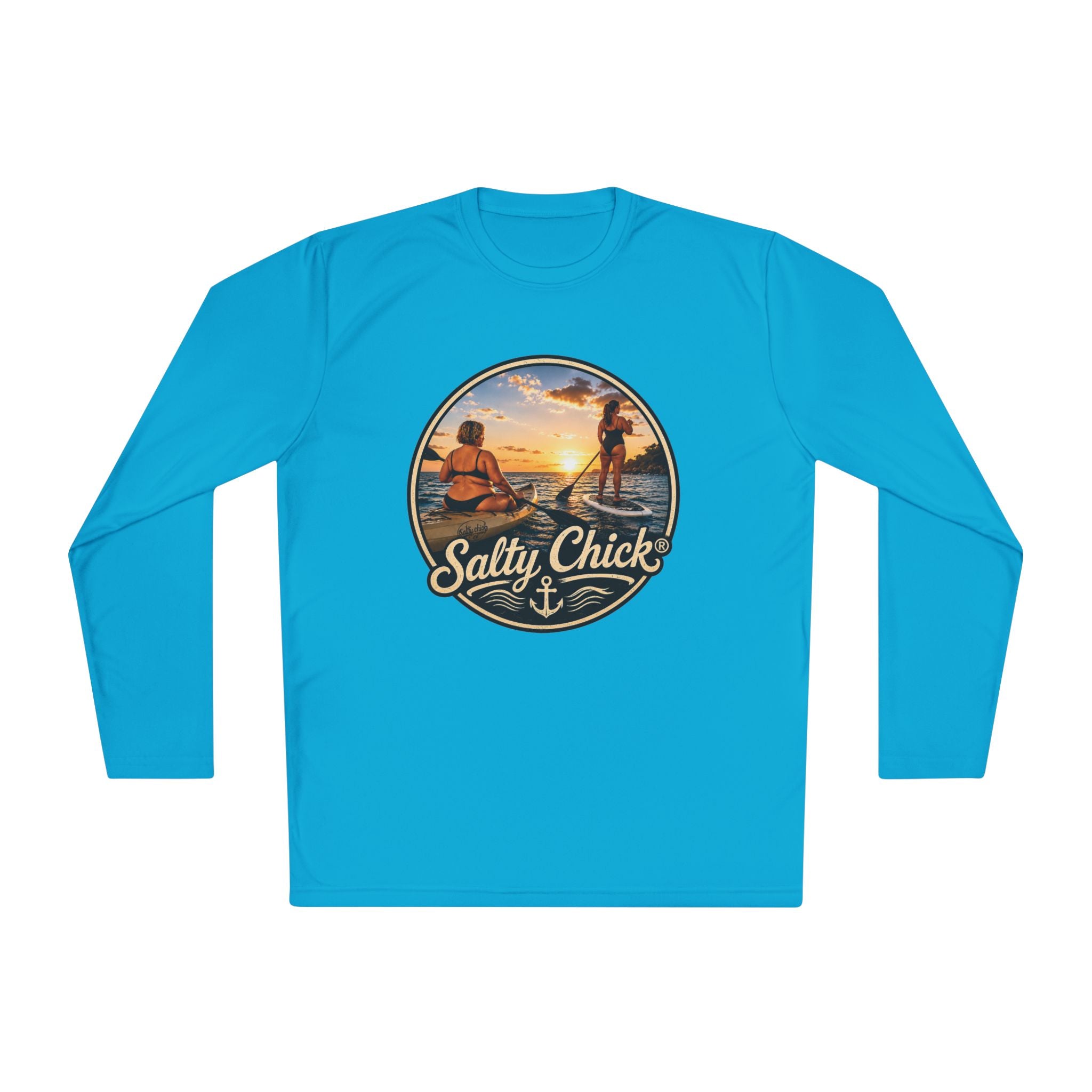 Unisex moisture wicking kayak/paddleboard Long Sleeve Tee