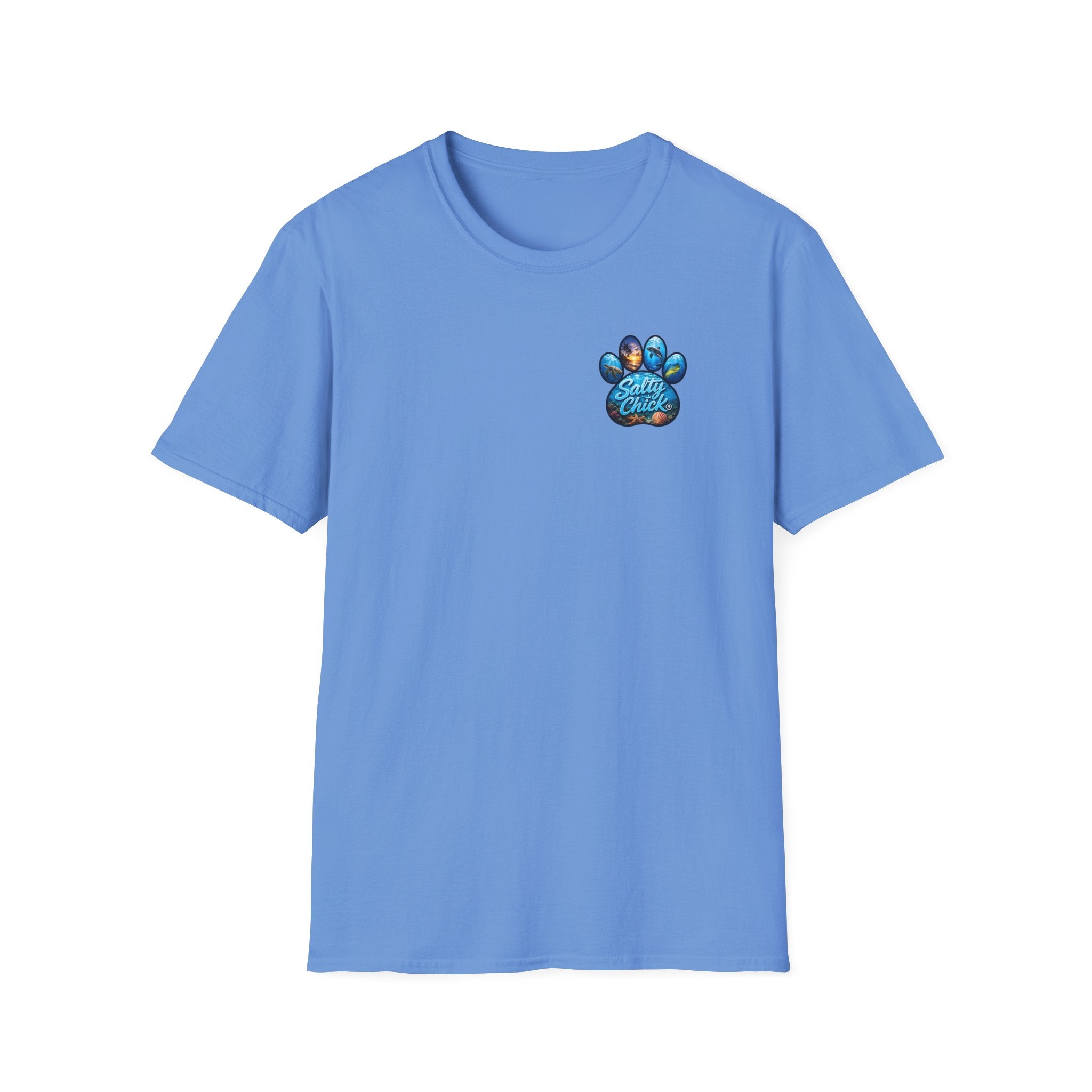 Cotton Tee- Beach days are better with four paws