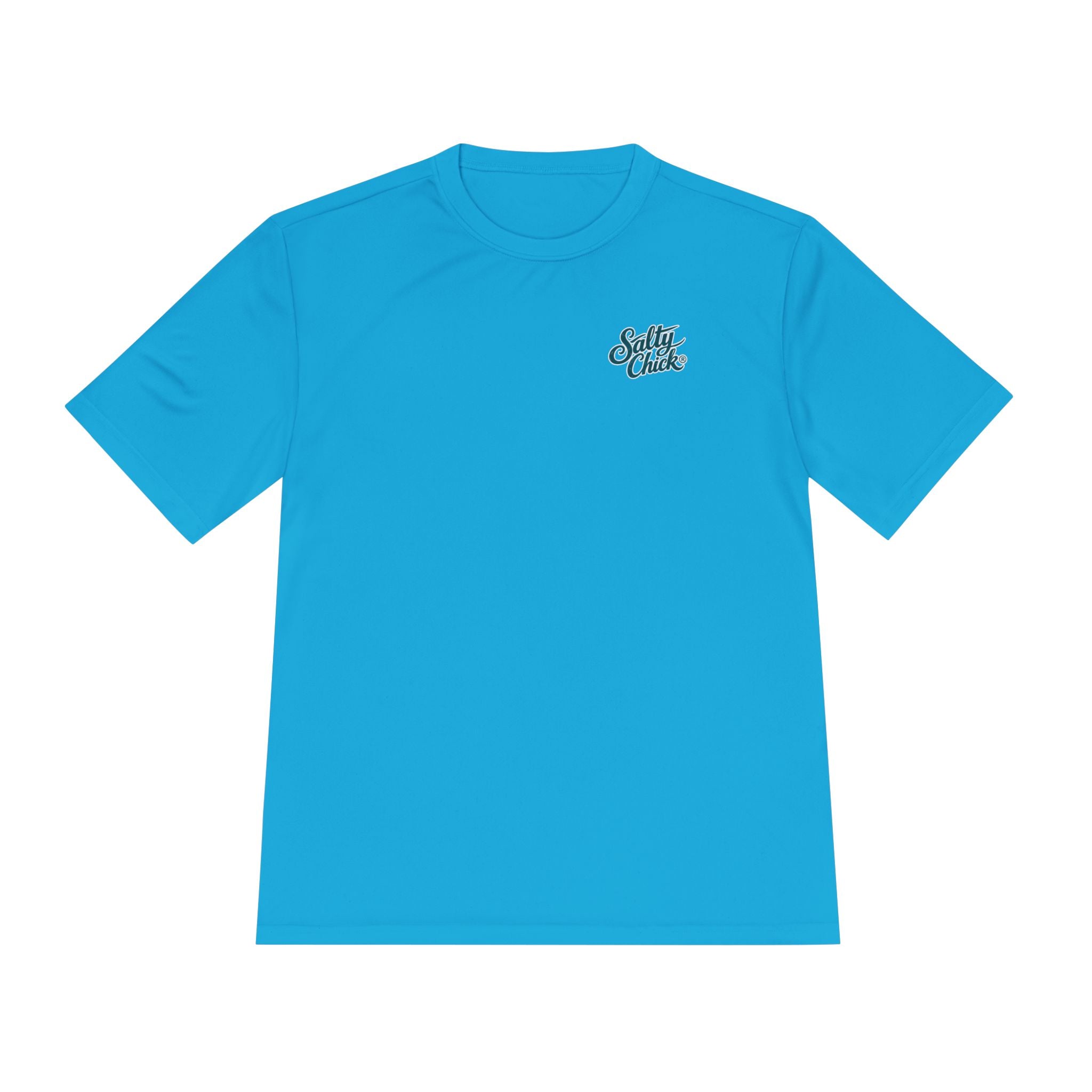 Unisex Moisture Wicking Tee- Beach scene with sea life