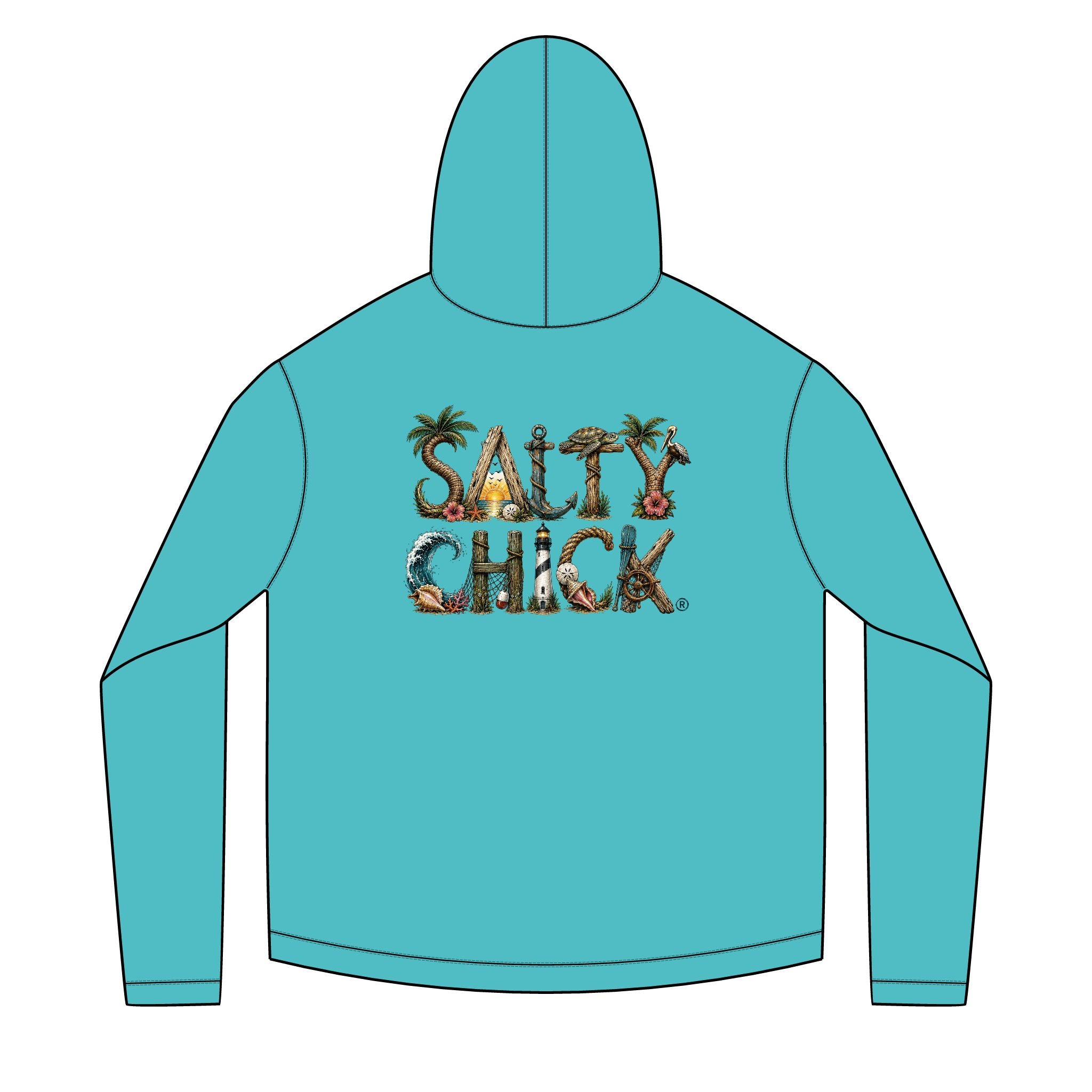 Solar Hoodie Long Sleeve-unique lettering
