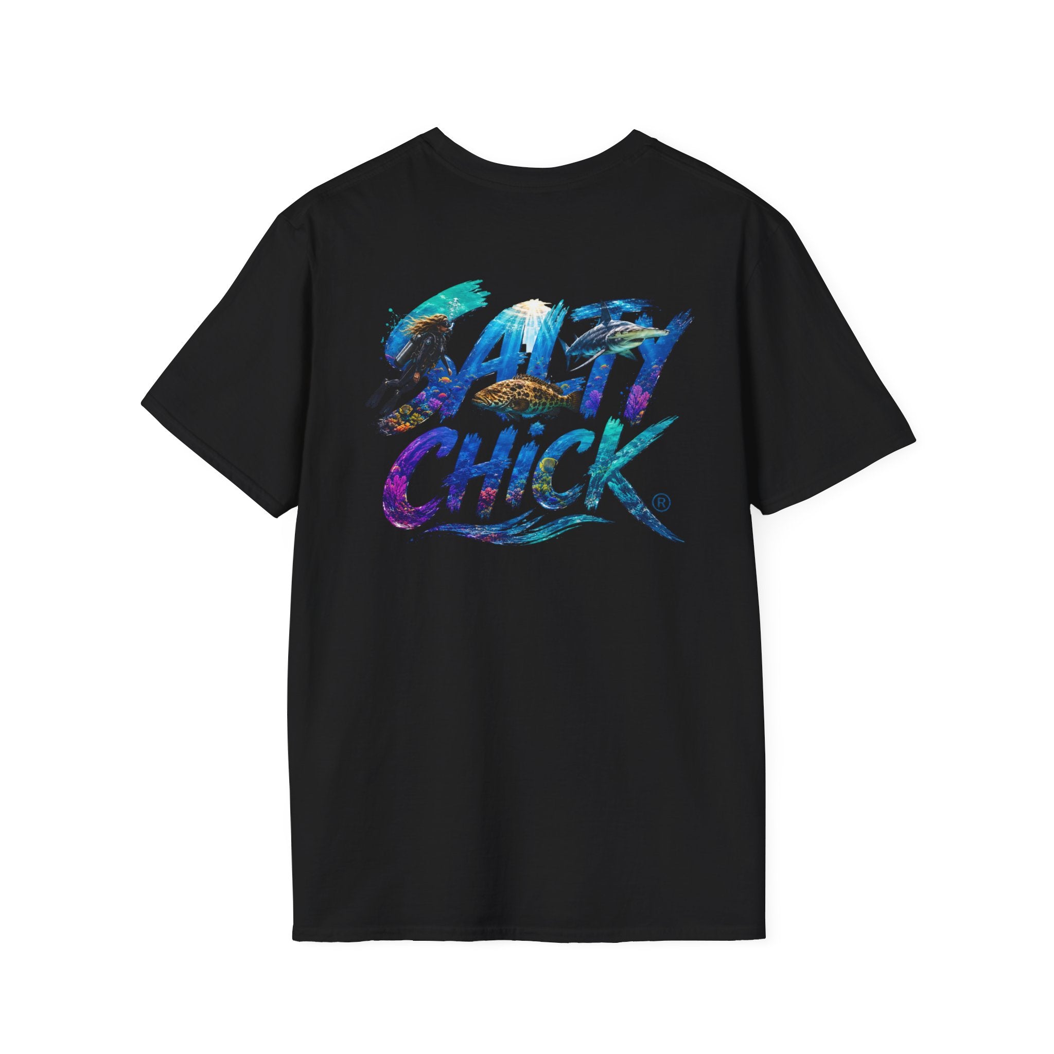 Cotton Tee- Diver lettering