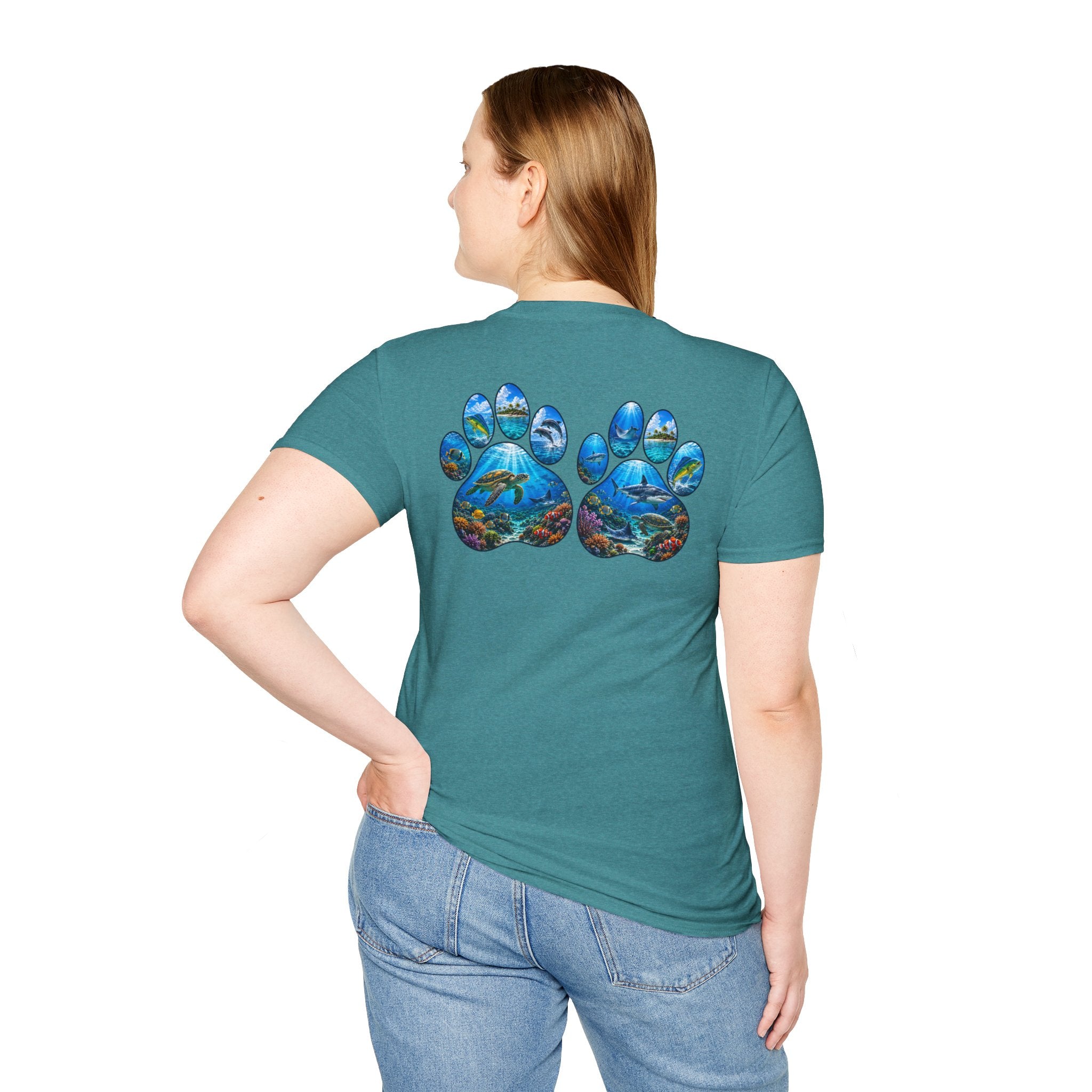 Cotton Tee- Dog Paws