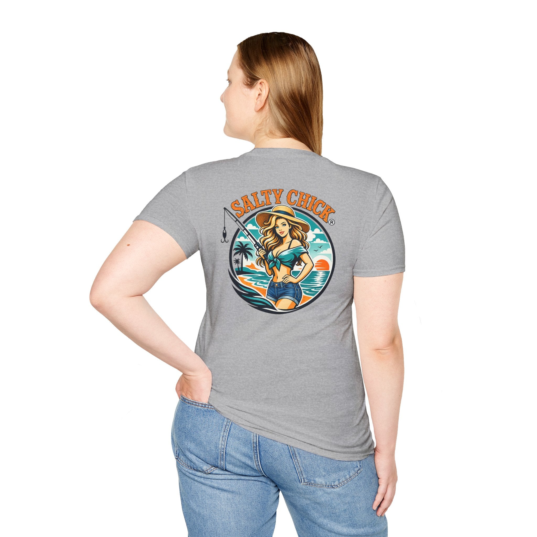 Cotton Front Design Tee- Girly