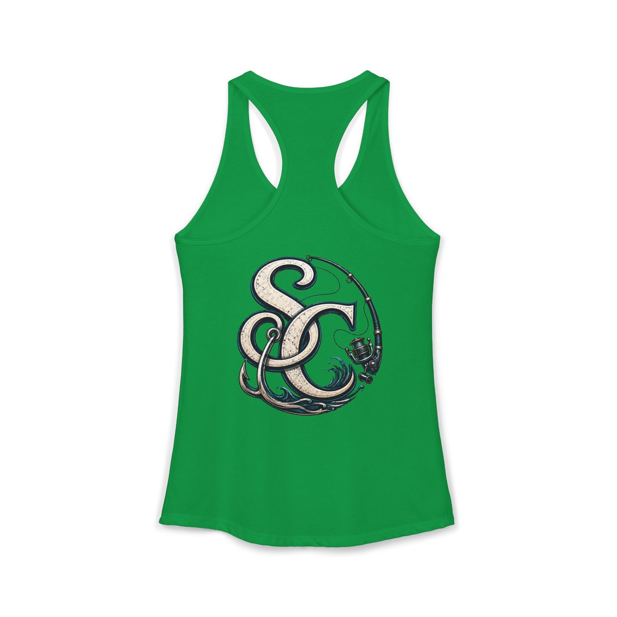 Performance Racerback Tank-SC fishing logo