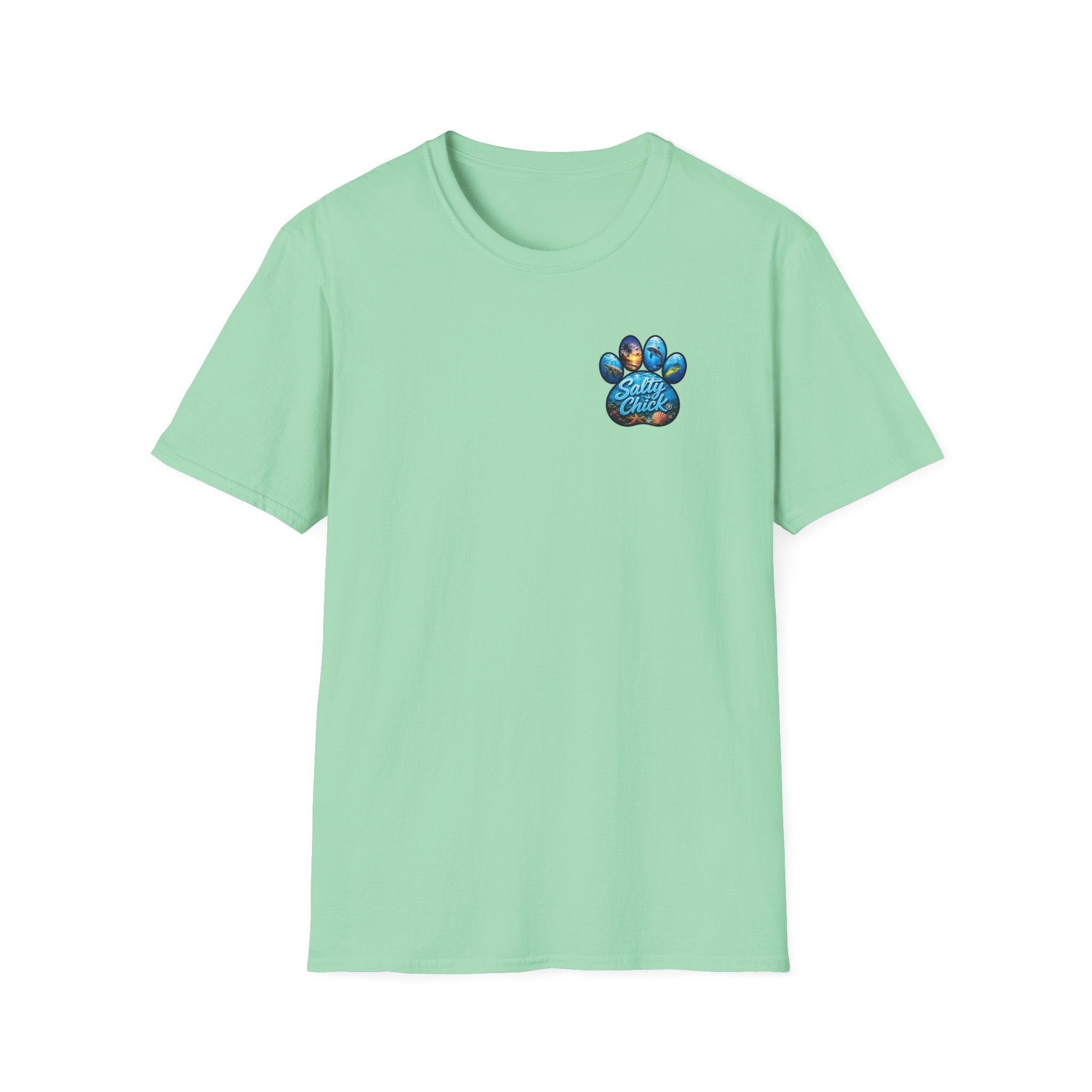 Cotton Tee- Beach days are better with four paws