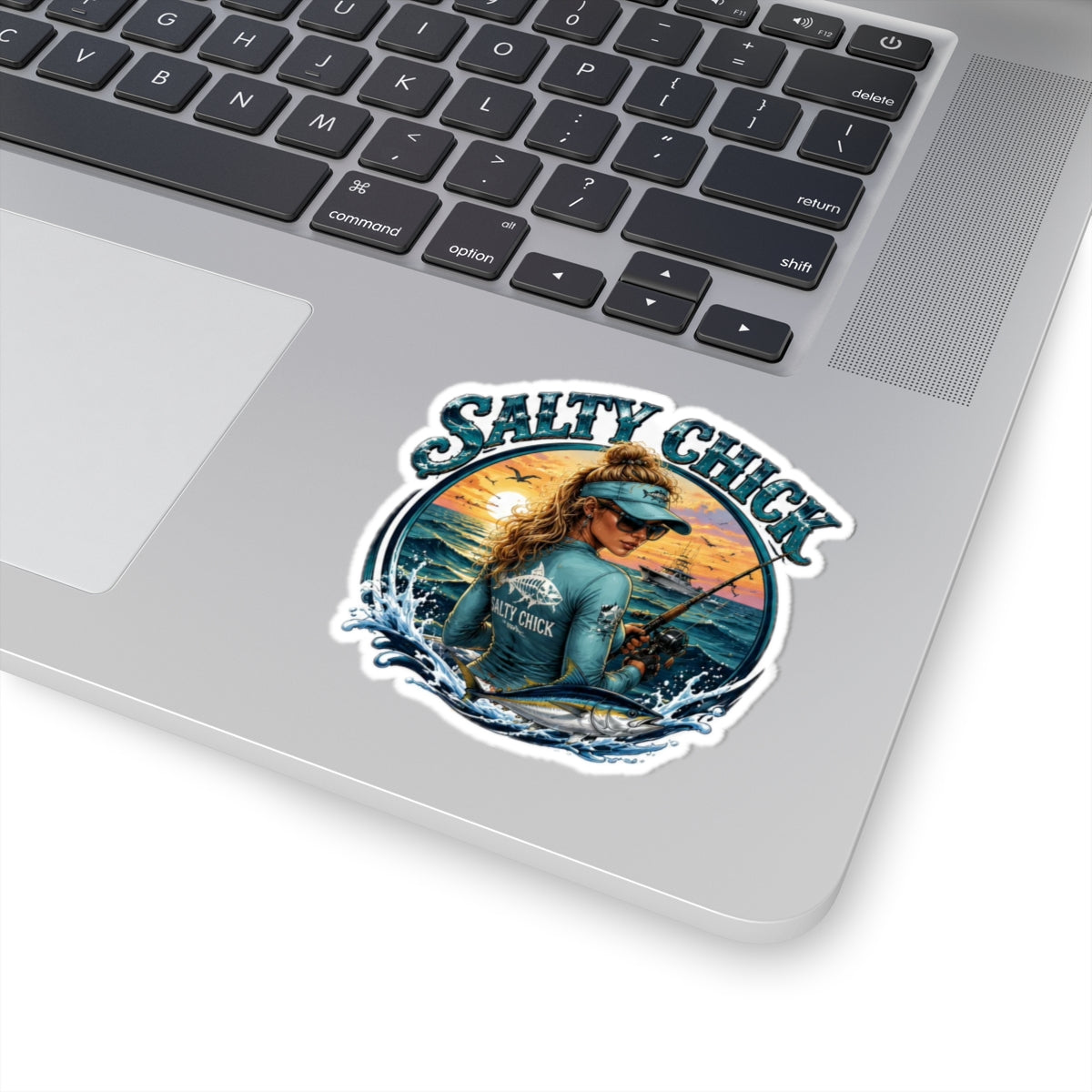 Cut Stick Sticker- Fishing