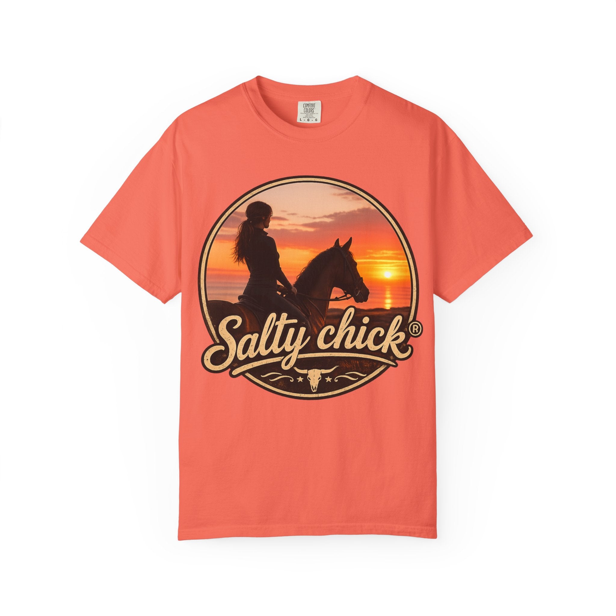 Cotton Horse Sunset T‑Shirt