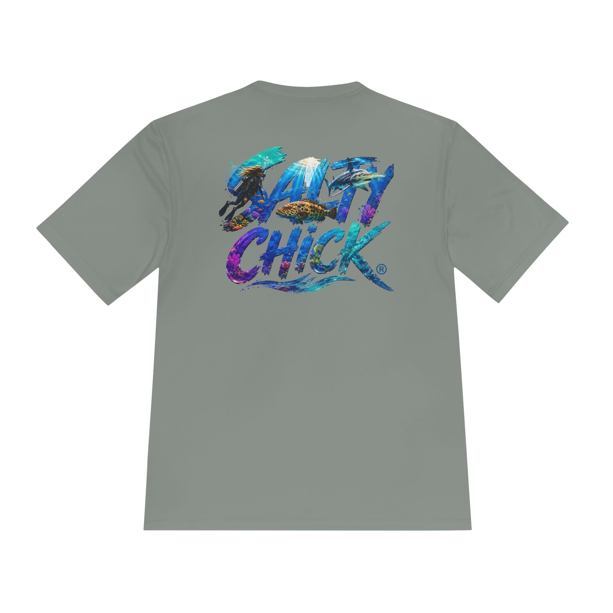 Unisex Moisture Wicking Tee- Divers