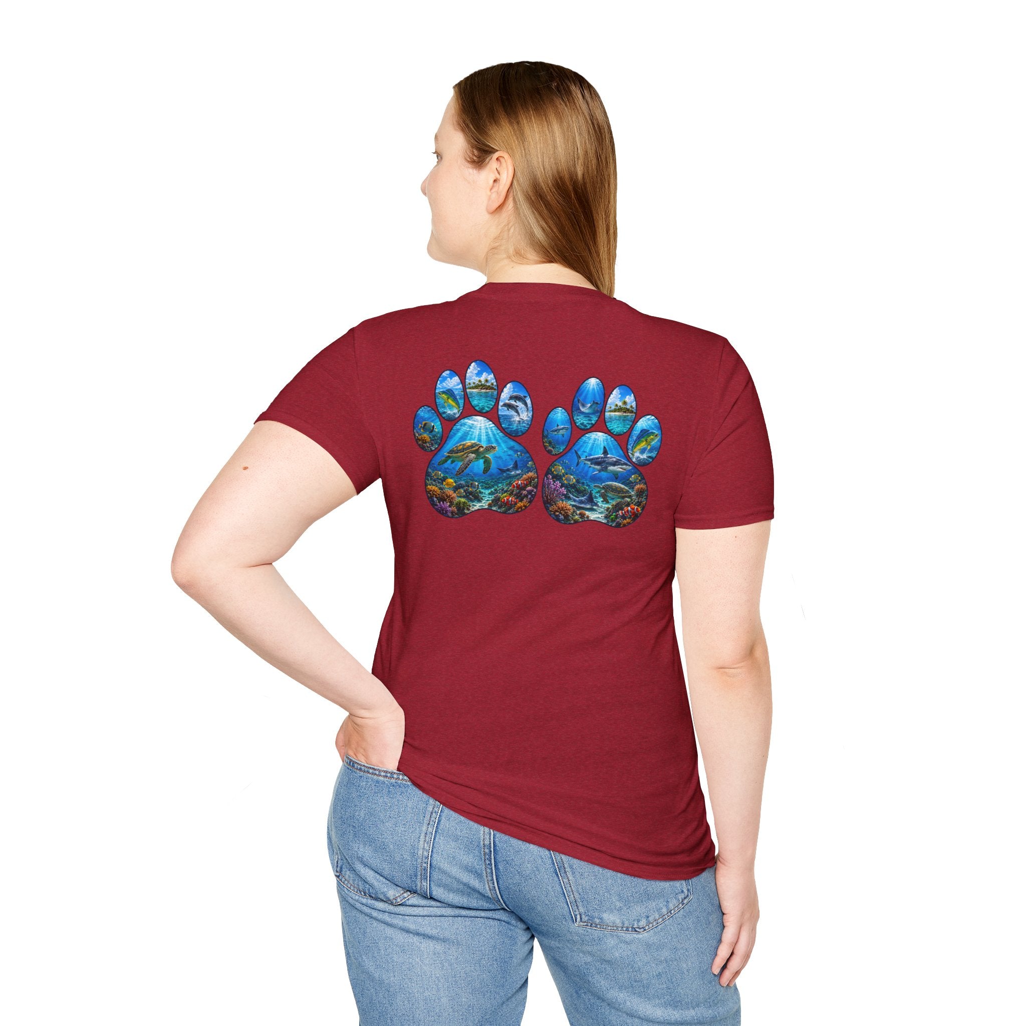 Cotton Tee- Dog Paws