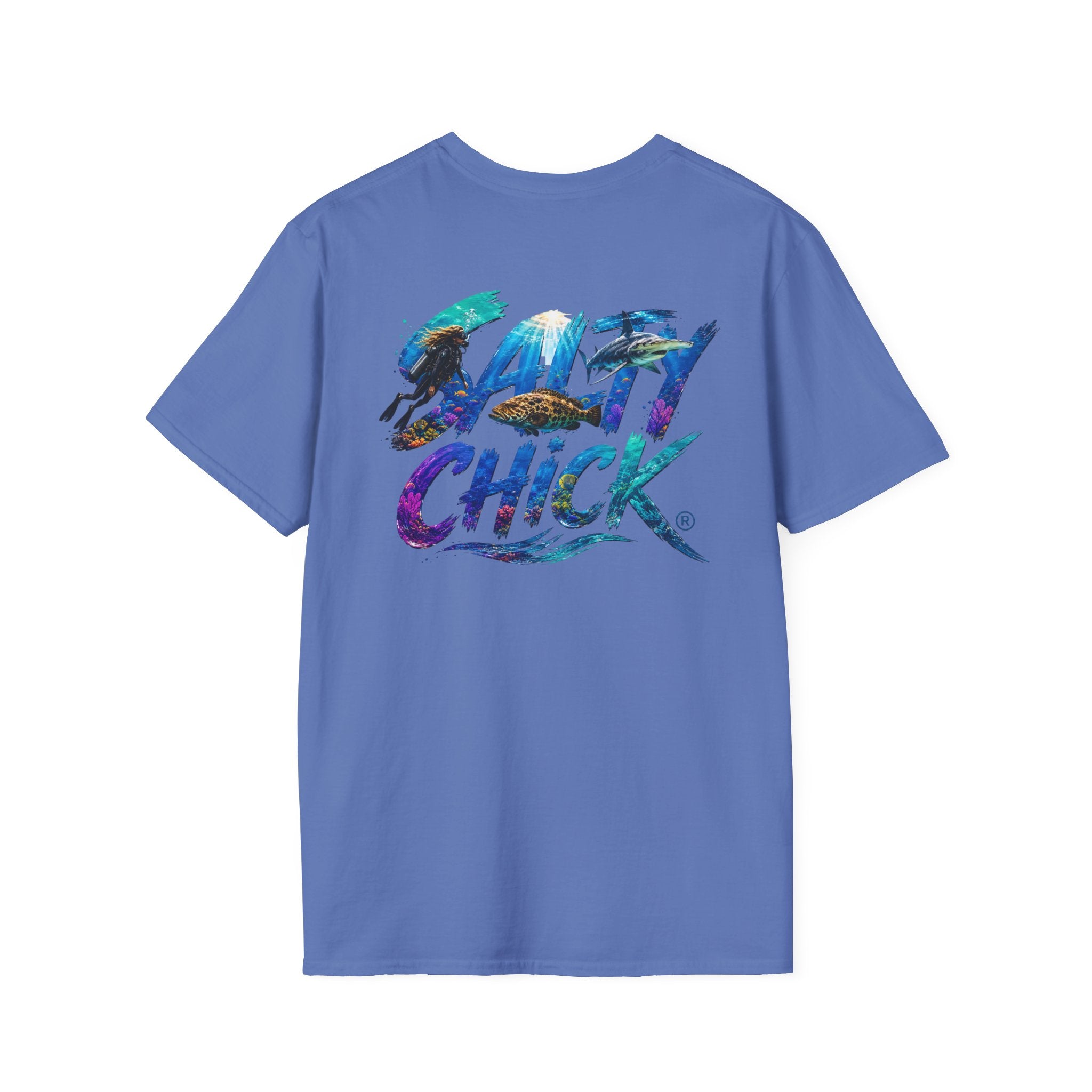 Cotton Tee- Diver lettering