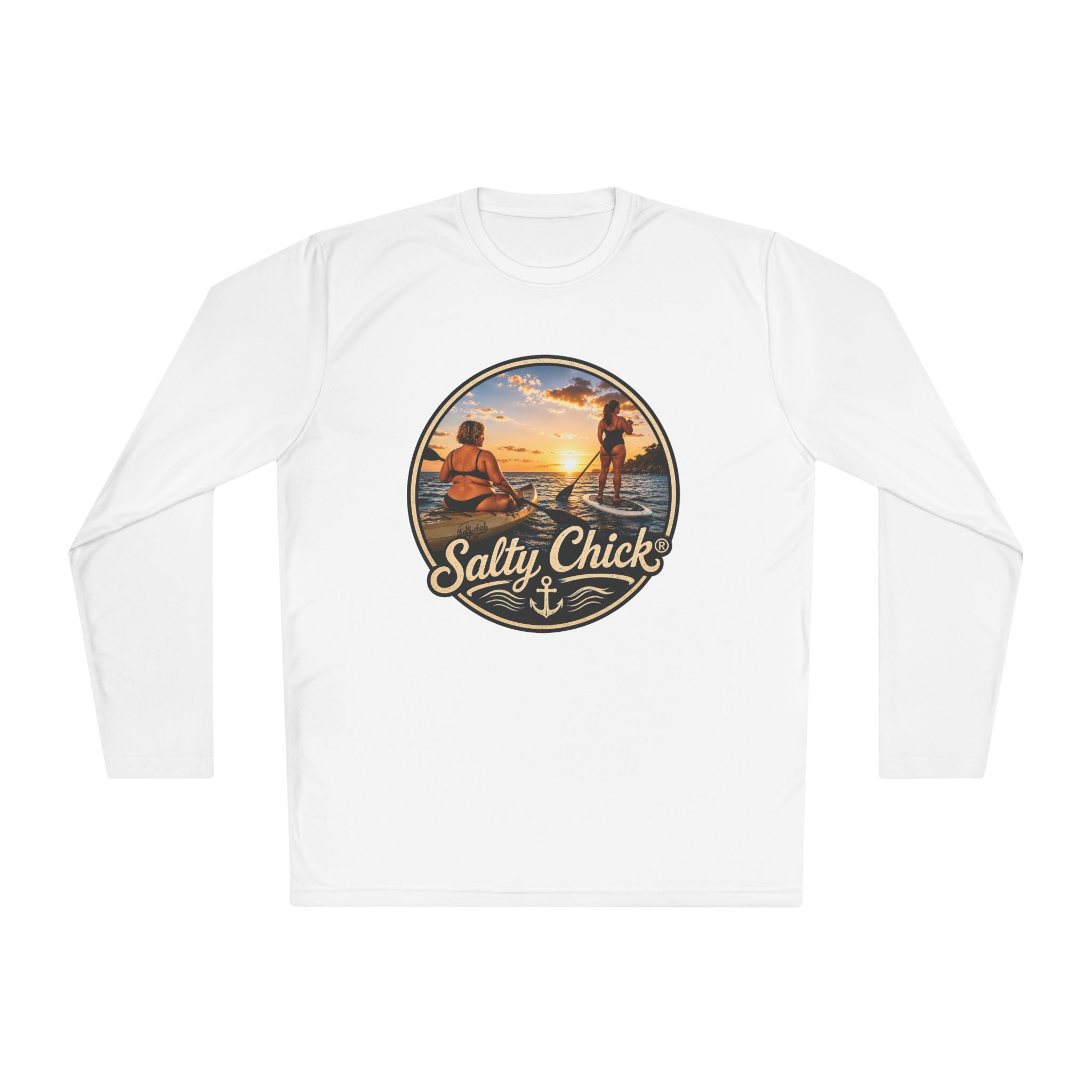 Unisex moisture wicking kayak/paddleboard Long Sleeve Tee