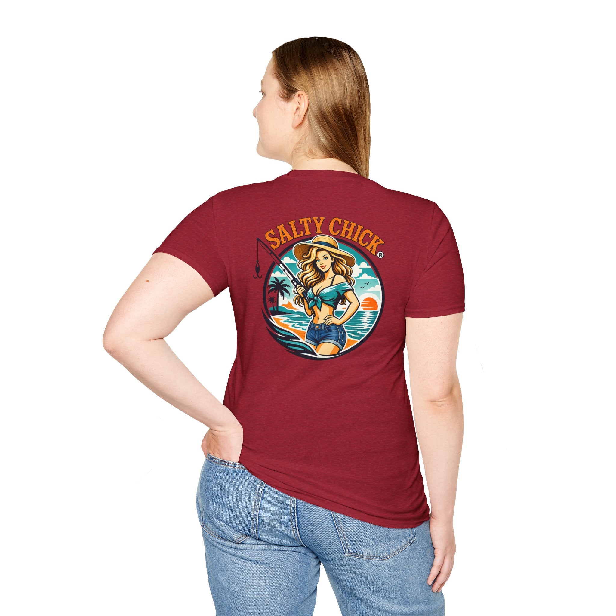 Cotton Front Design Tee- Girly