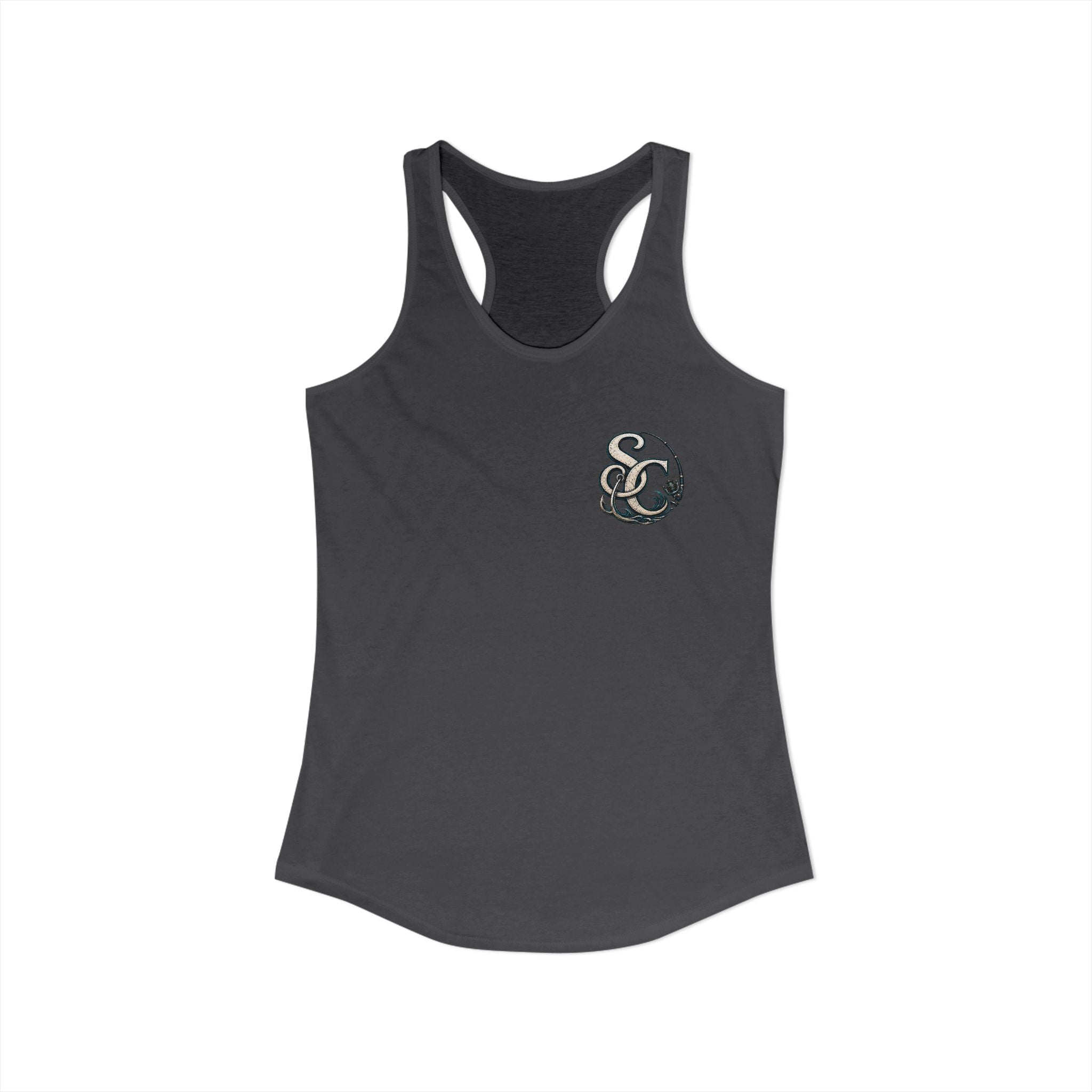 Performance Racerback Tank-SC fishing logo