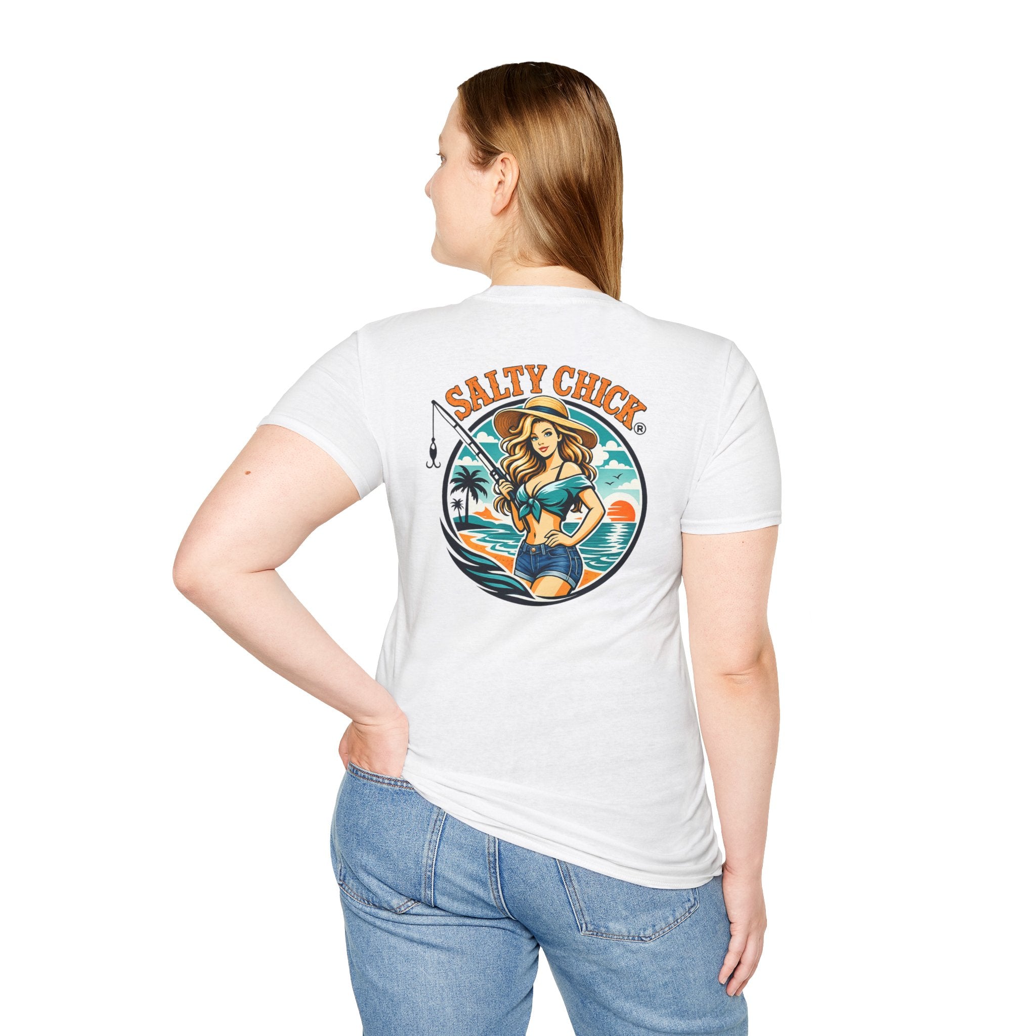 Cotton Front Design Tee- Girly