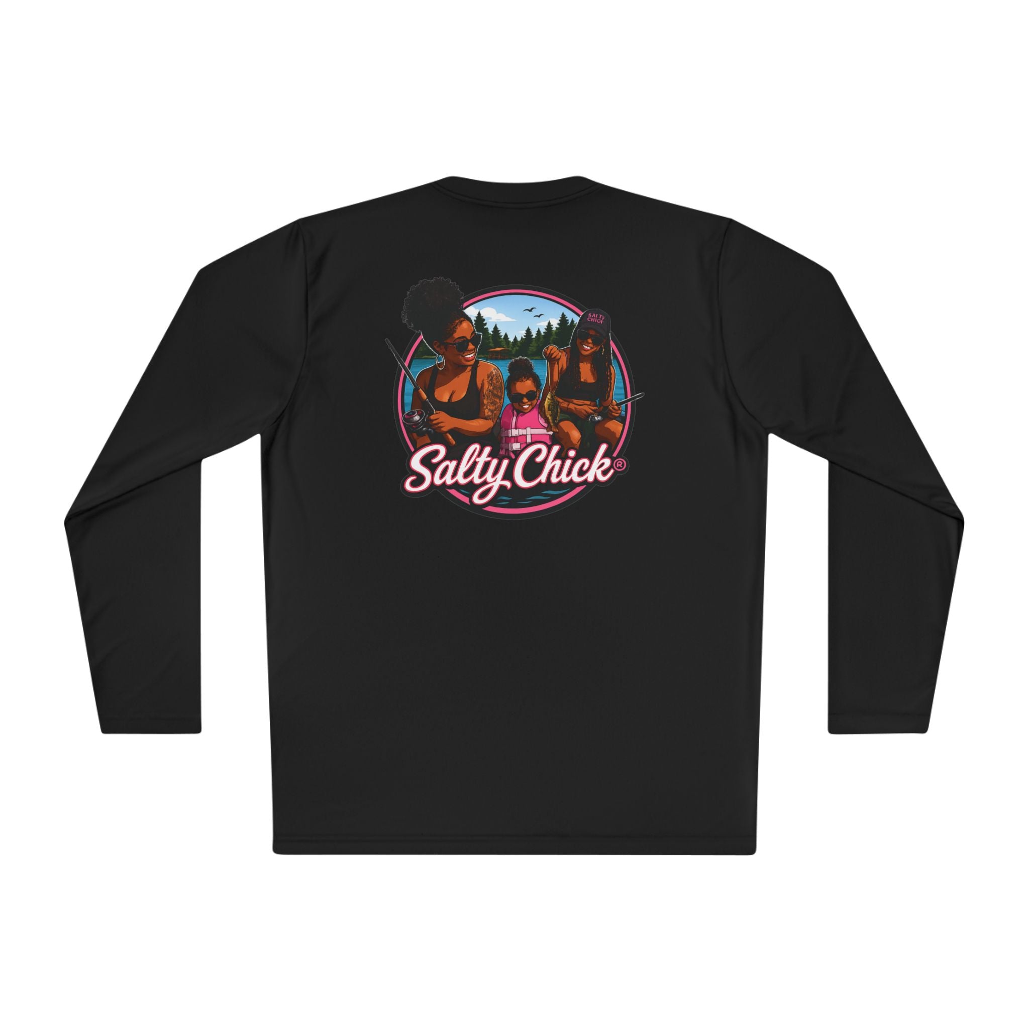 Unisex moisture wicking Long Sleeve fishing Tee