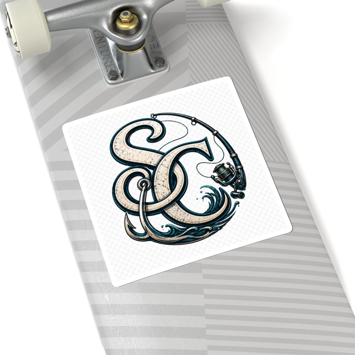 SC fishing sticker