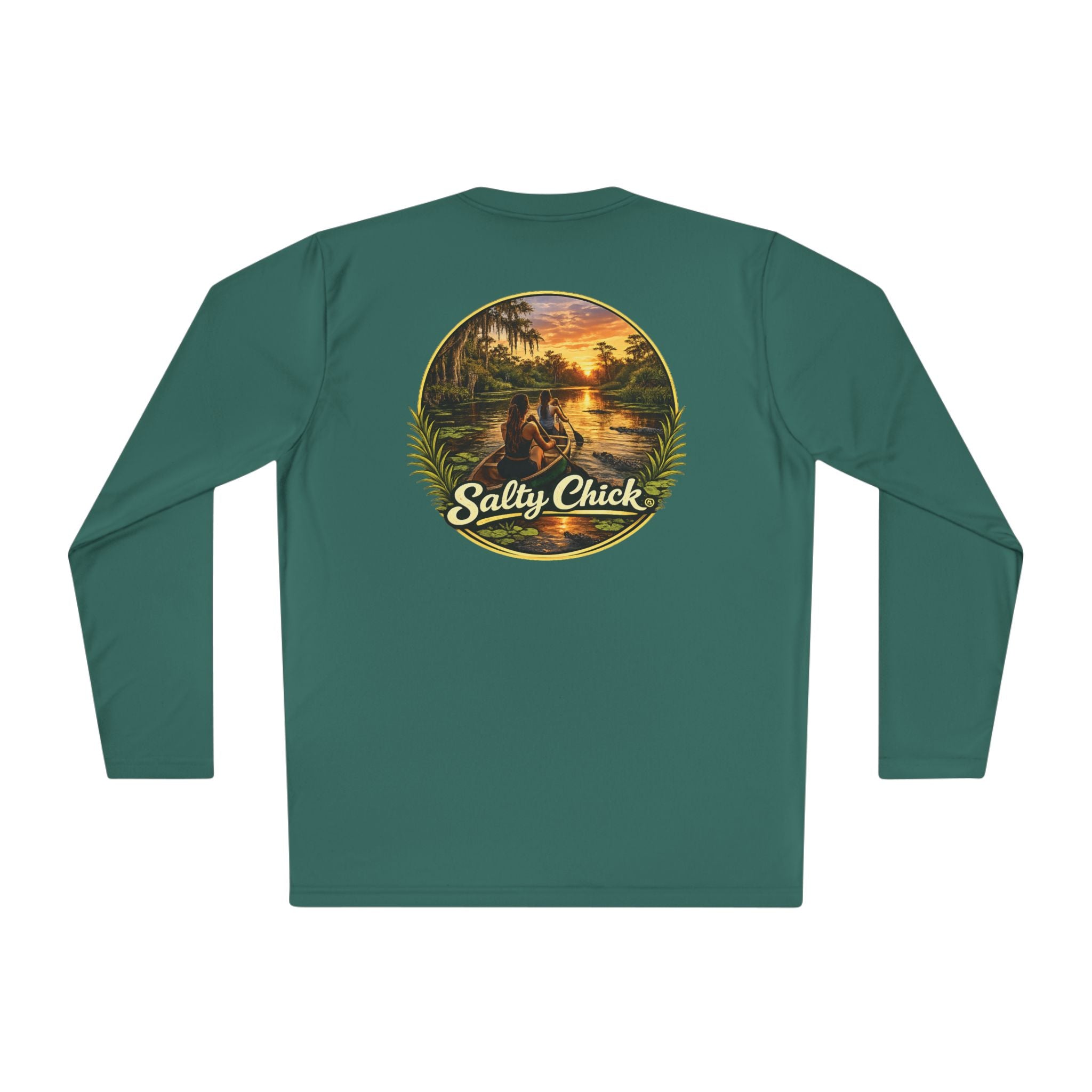 Unisex moisture wicking canoe Long Sleeve Tee