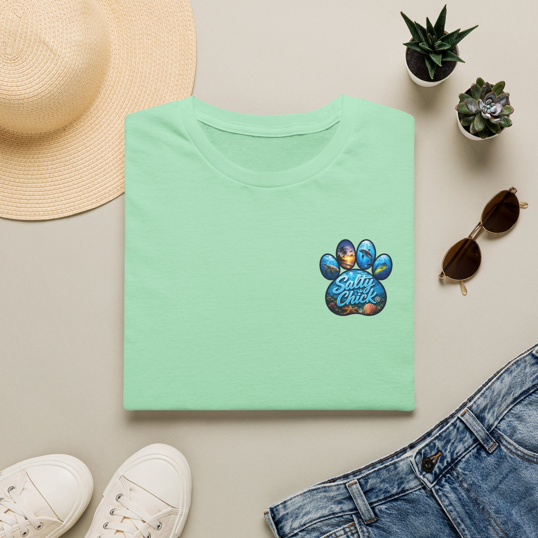 Cotton Tee- Dog Paws