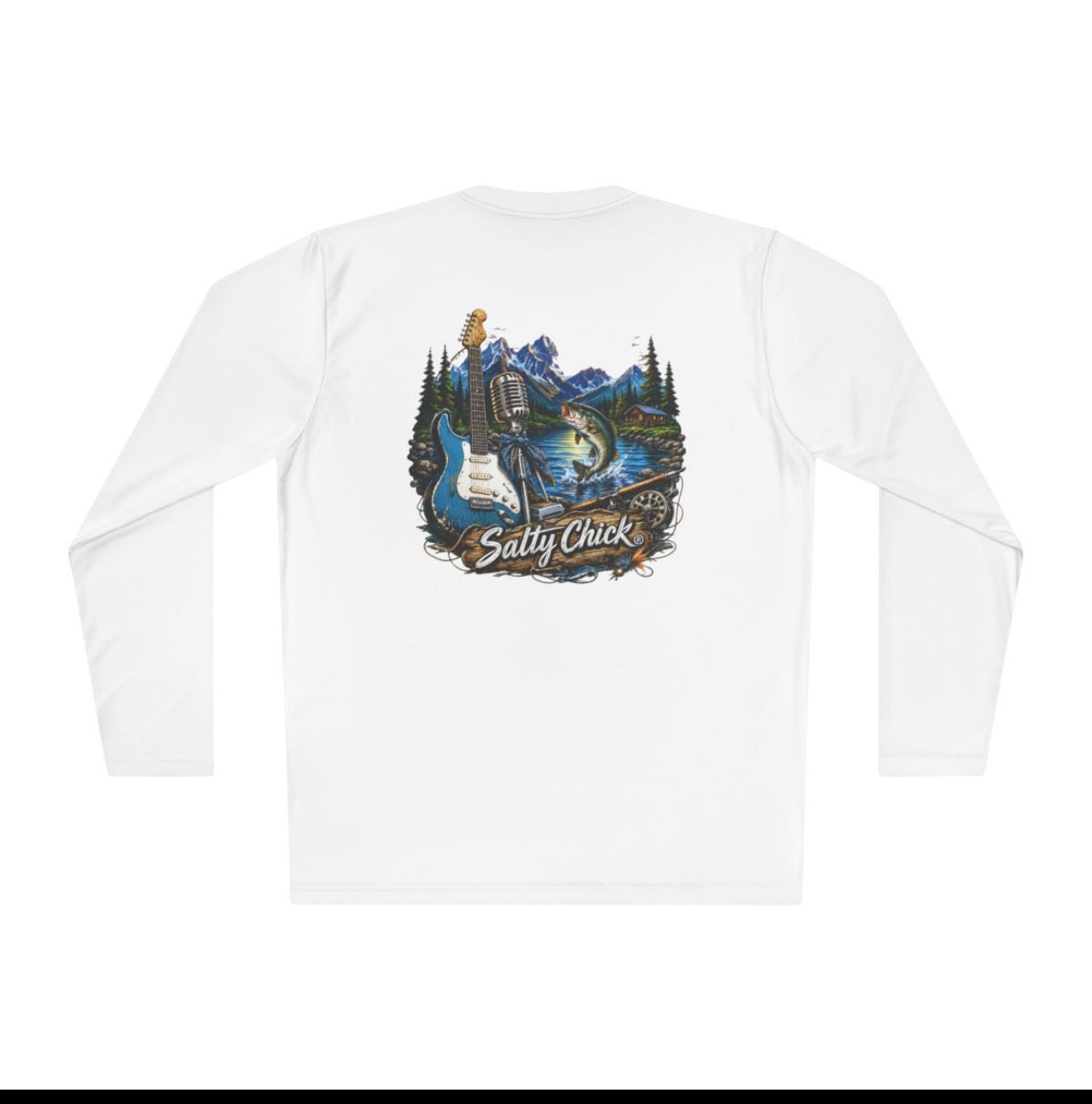 Solar Hoodie long sleeve- Beach scene