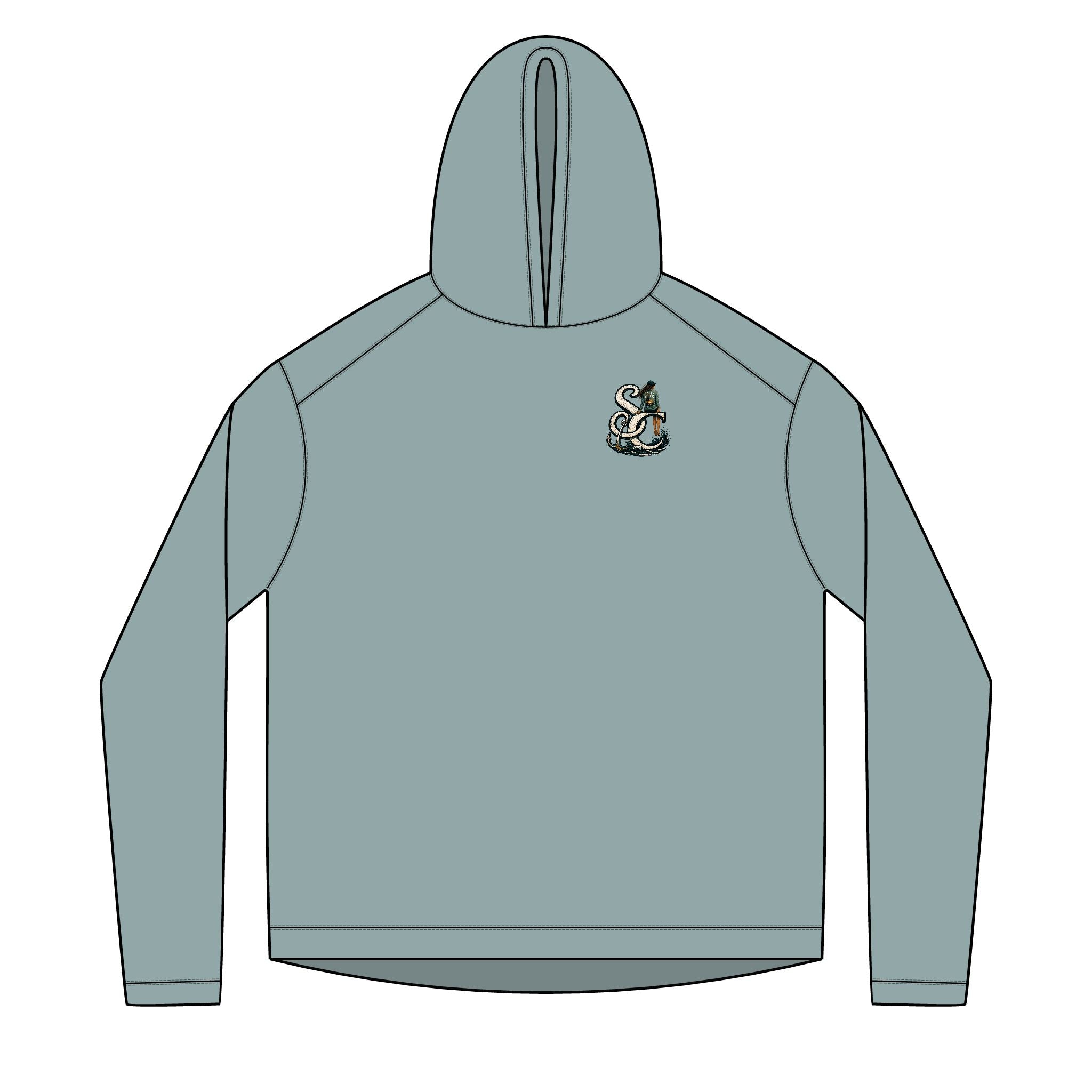 Solar Hoodie long sleeve- Diver Logo