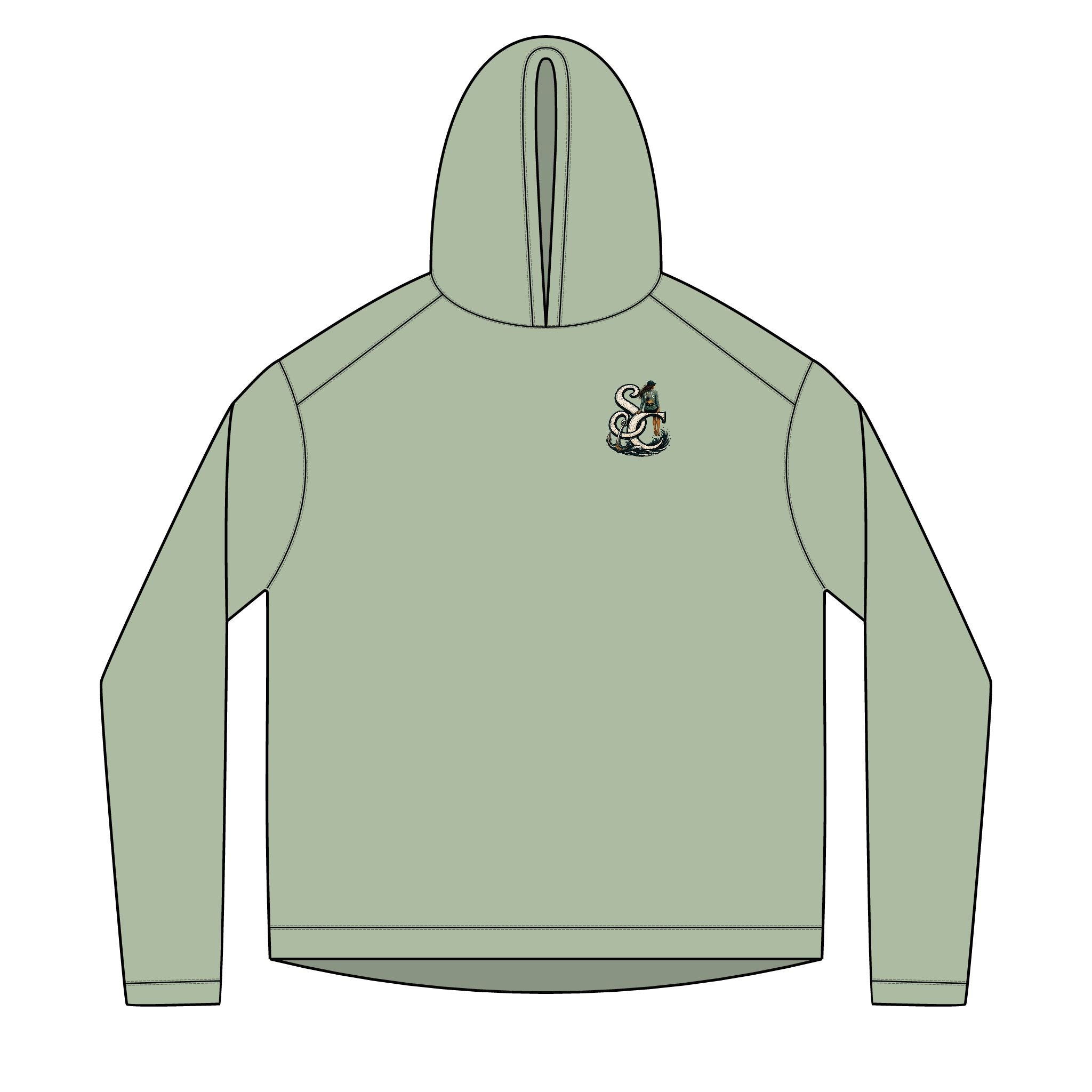 Solar Hoodie long sleeve- Diver Logo