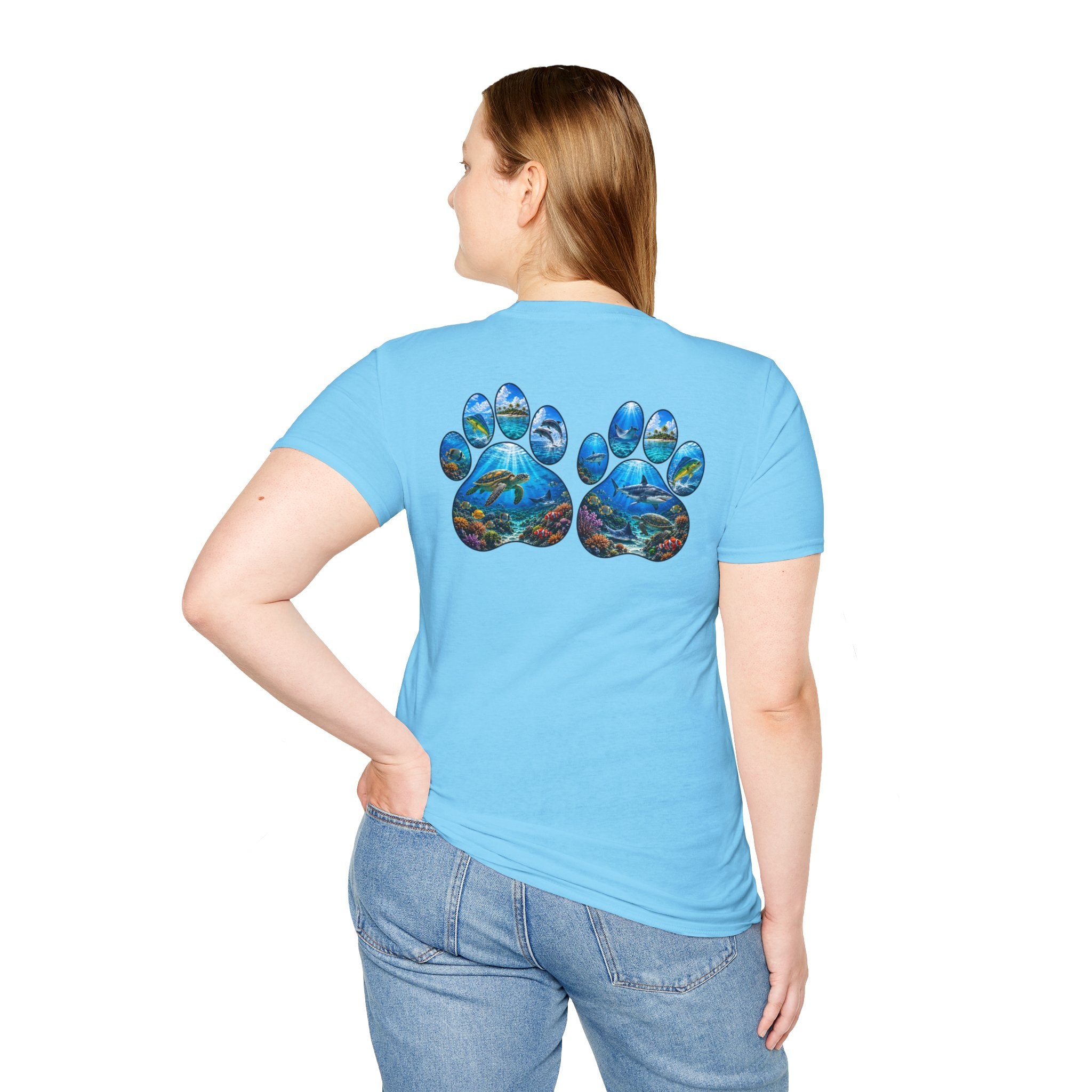 Cotton Tee- Dog Paws