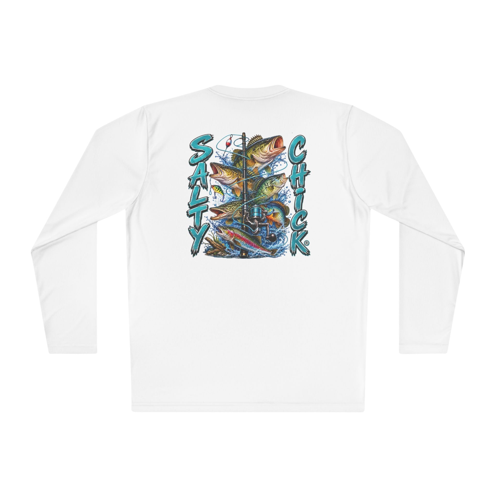 Unisex Moisture Wicking Long Sleeve- Freshwater fish